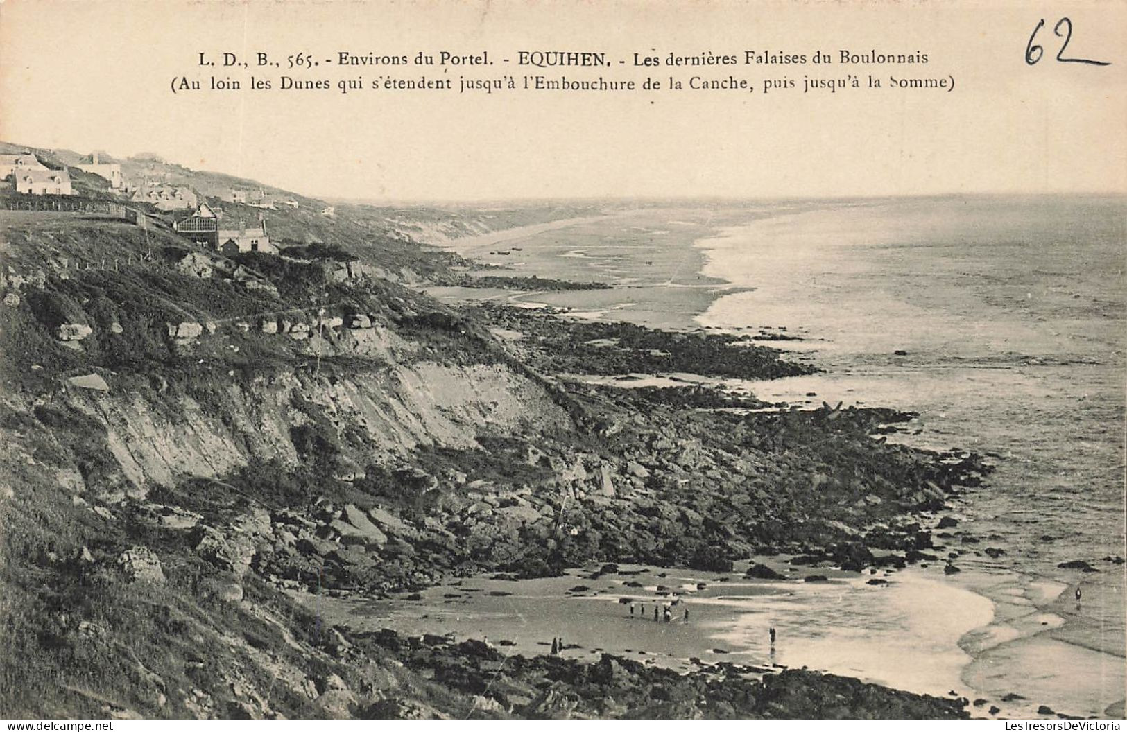 FRANCE - Environs Du Portel - Equihen - Les Dernières Falaises Du Boulonnais - Carte Postale Ancienne - Le Portel