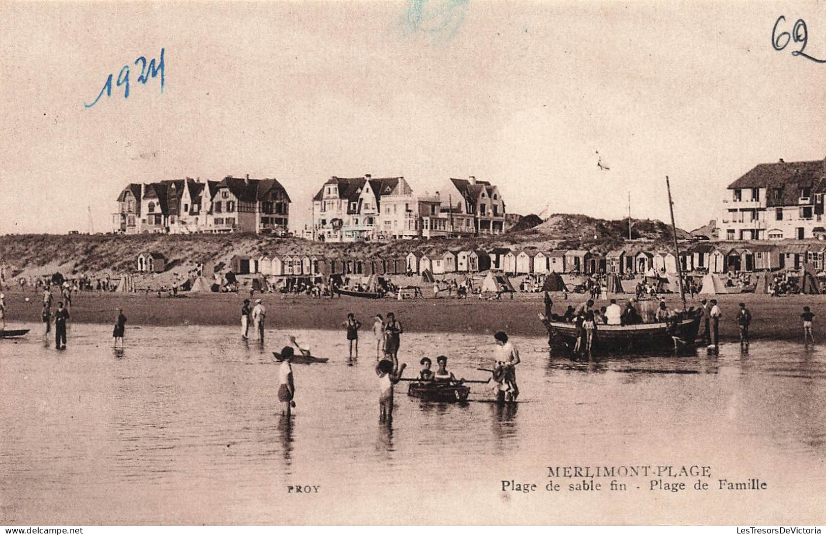 FRANCE - Merlimont - Plage - Plage De Sable Fin - Plage De Famille - Carte Postale Ancienne - Autres & Non Classés