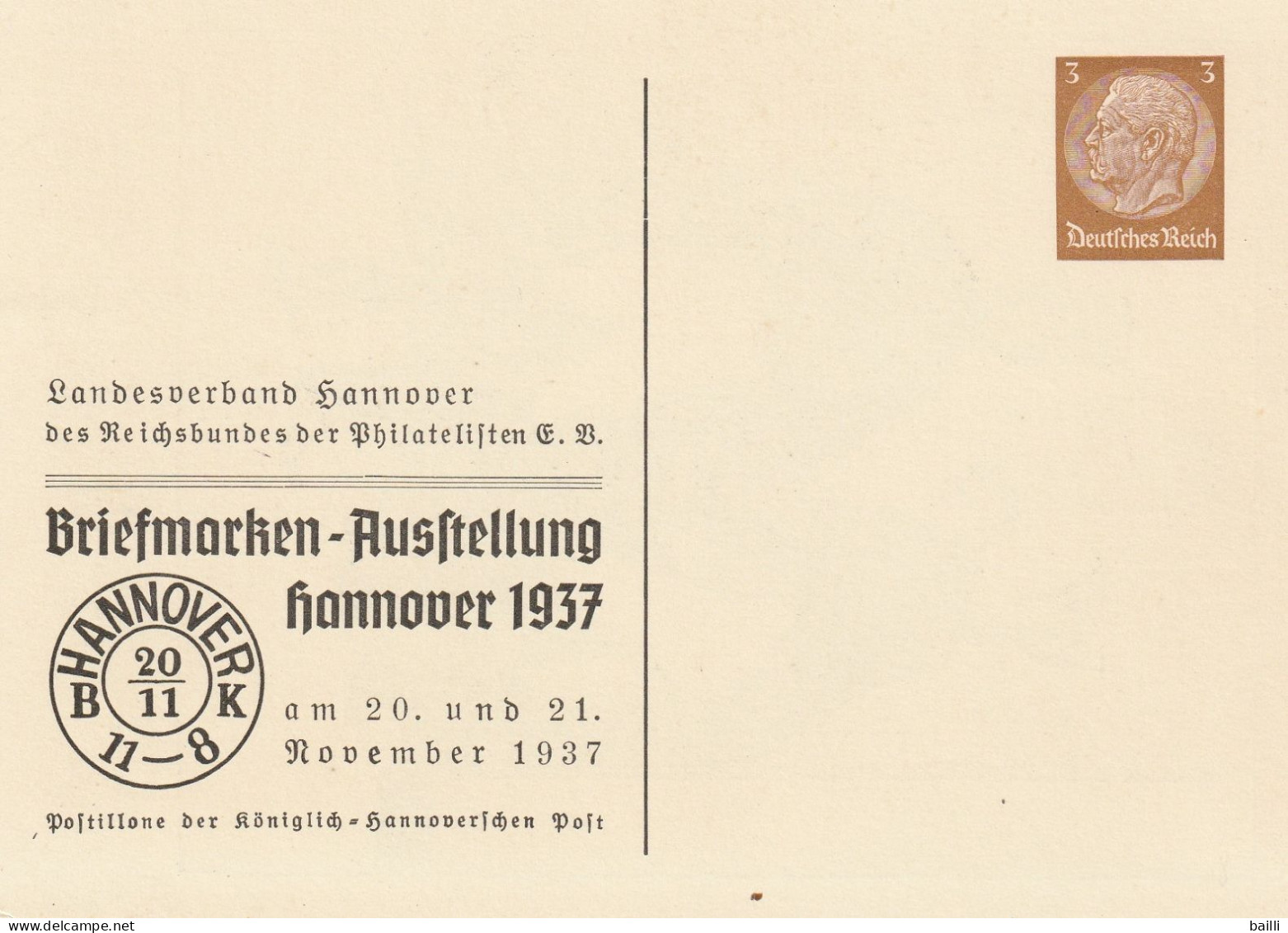 Allemagne Entier Postal Illustré 1937 - Entiers Postaux Privés