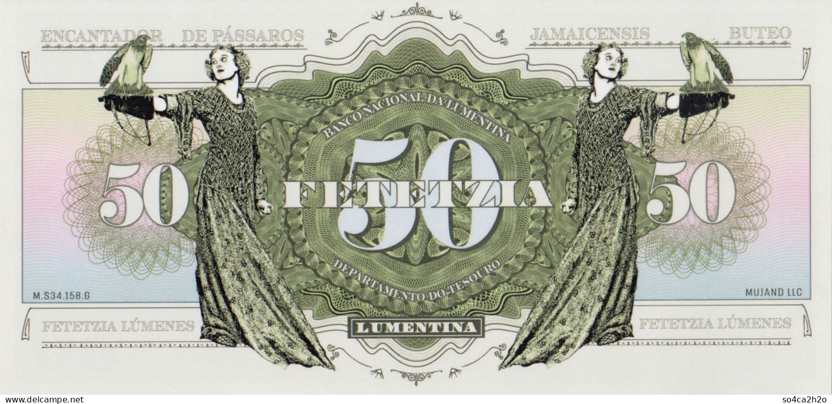 LUMENTINA 50 Lumenes 2022 Polymer Emission Privée Et Limitée - Specimen