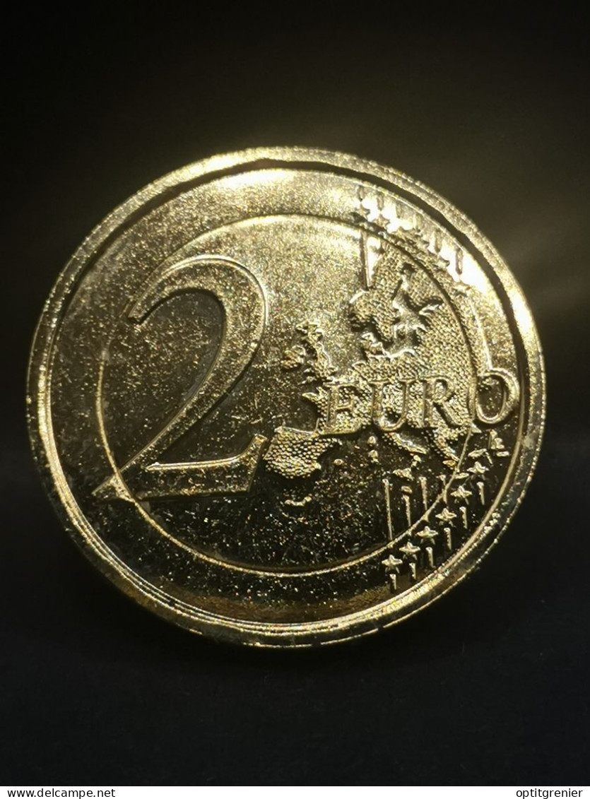 2 EURO 2016 PLAQUE OR SAINT MARIN / SAN MARINO EUROS - San Marino