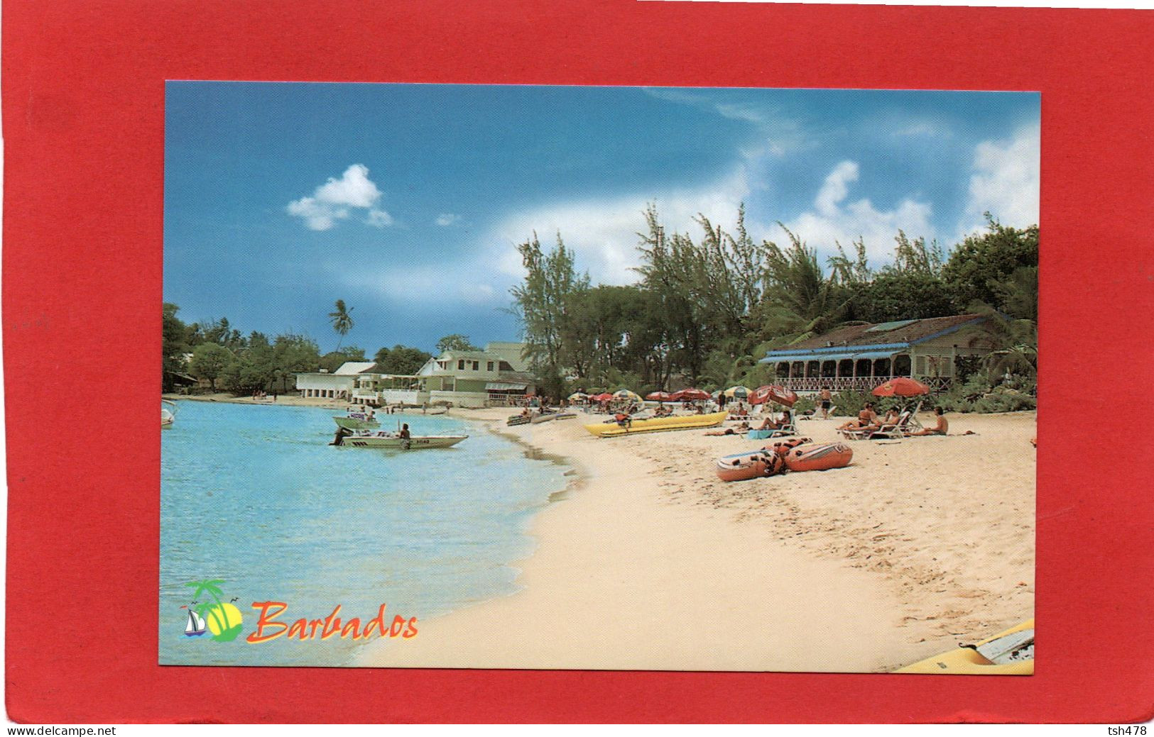 BARBADES---BARBADOS---Mullins Beach--voir 2 Scans - Barbades