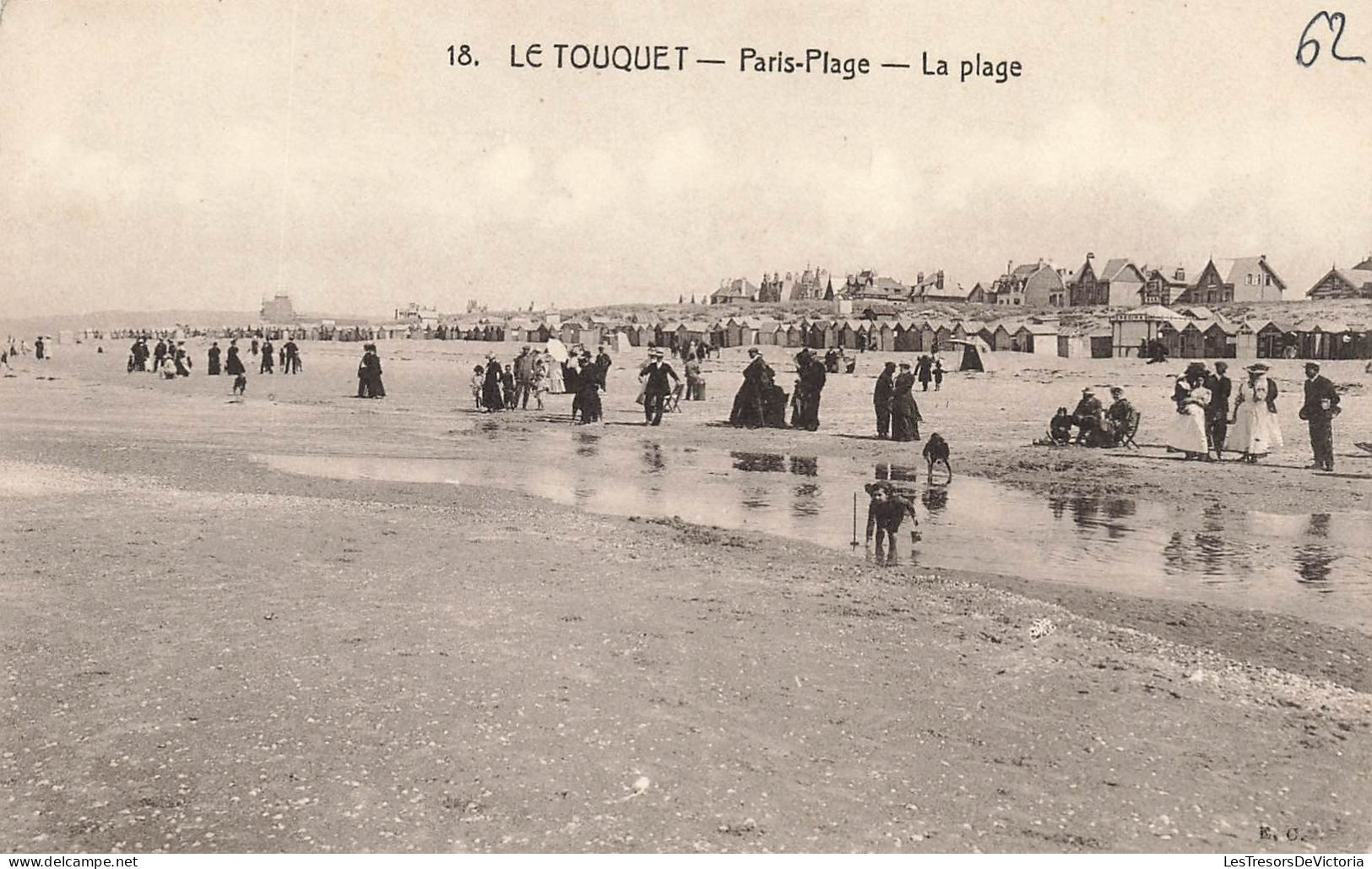 FRANCE - Le Touquet - Paris - Plage - La Plage - Carte Postale Ancienne - Le Touquet
