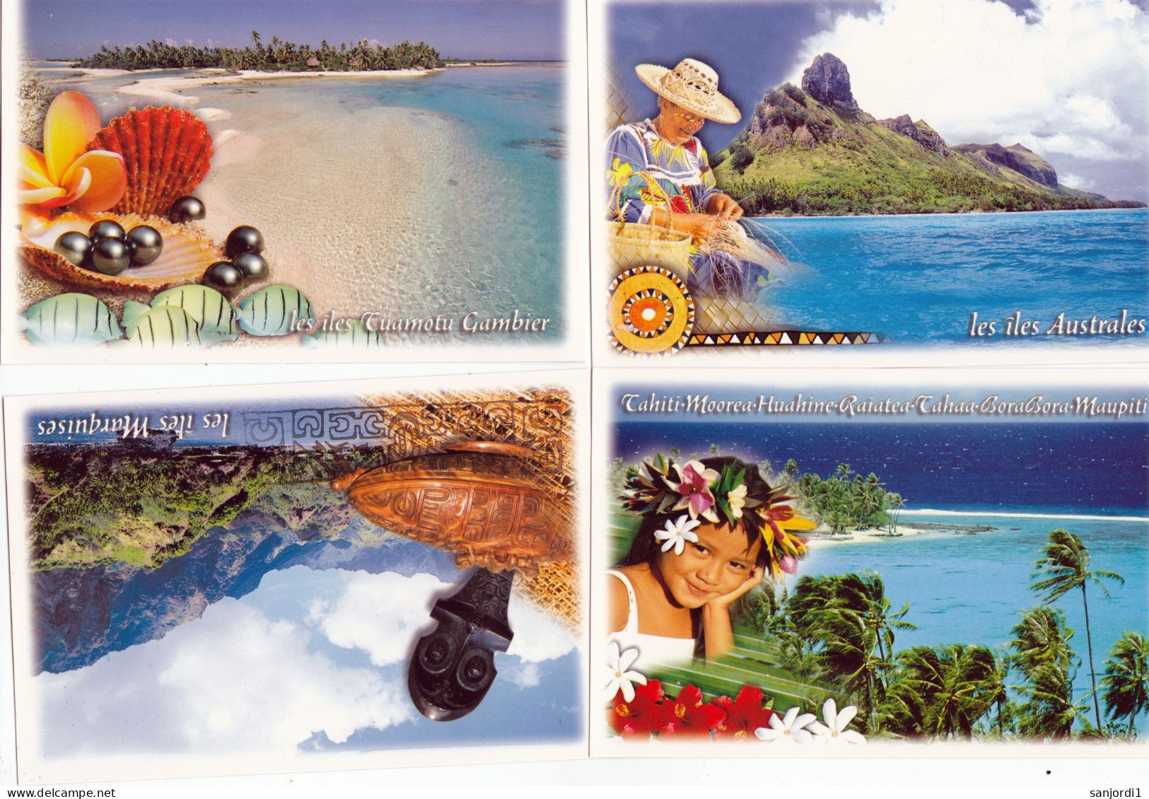 Polynésie  5/8 Cp 1998 - Prêt-à-poster