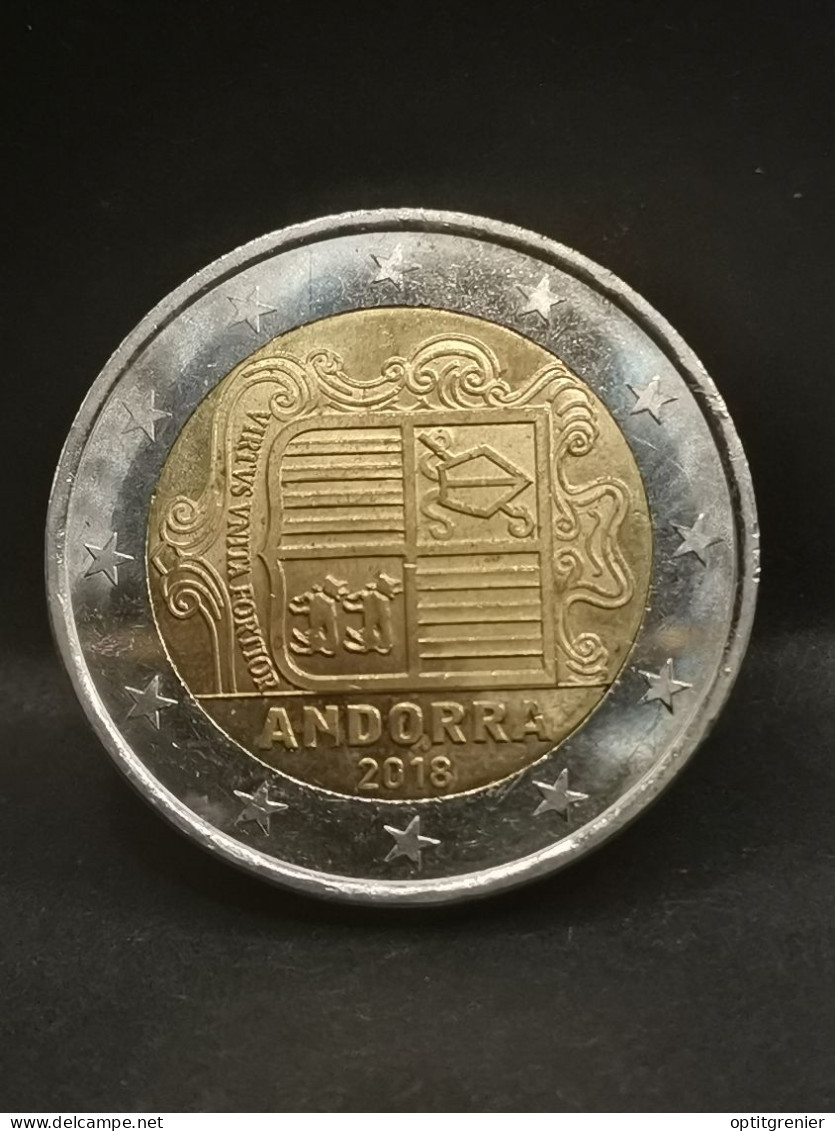 2 EURO 2018 ANDORRE / ANDORRA EUROS - Andorra