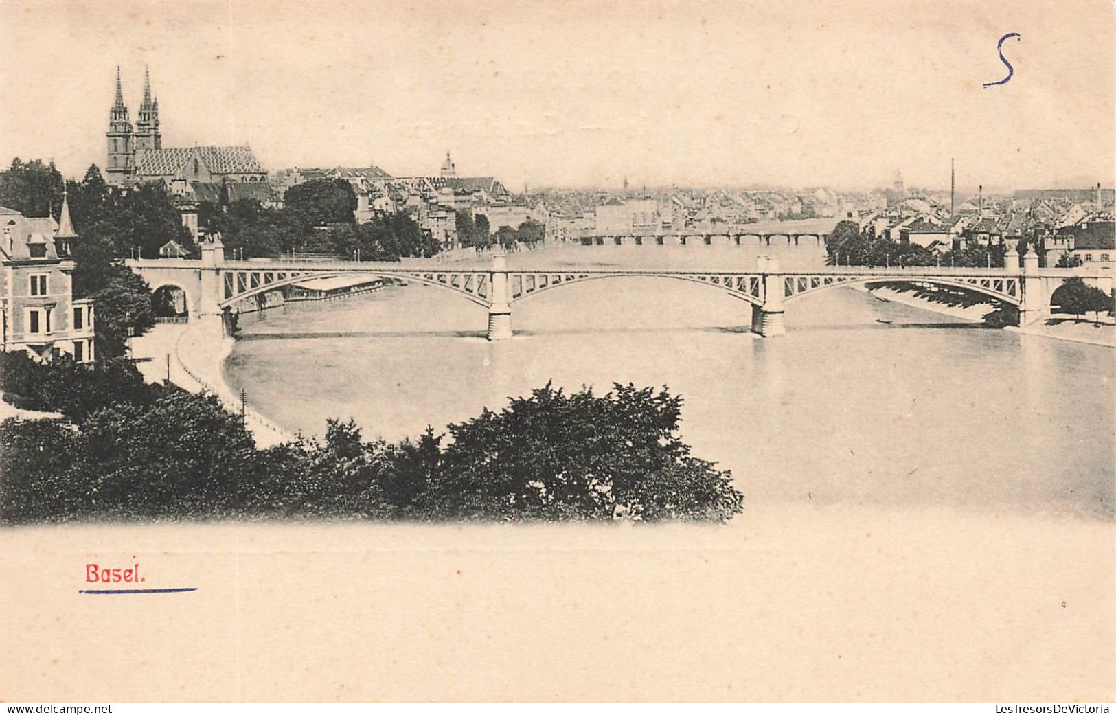 SUISSE - Bâle - Pont - Eglise - Vue D'ensemble - Carte Postale Ancienne - Bâle