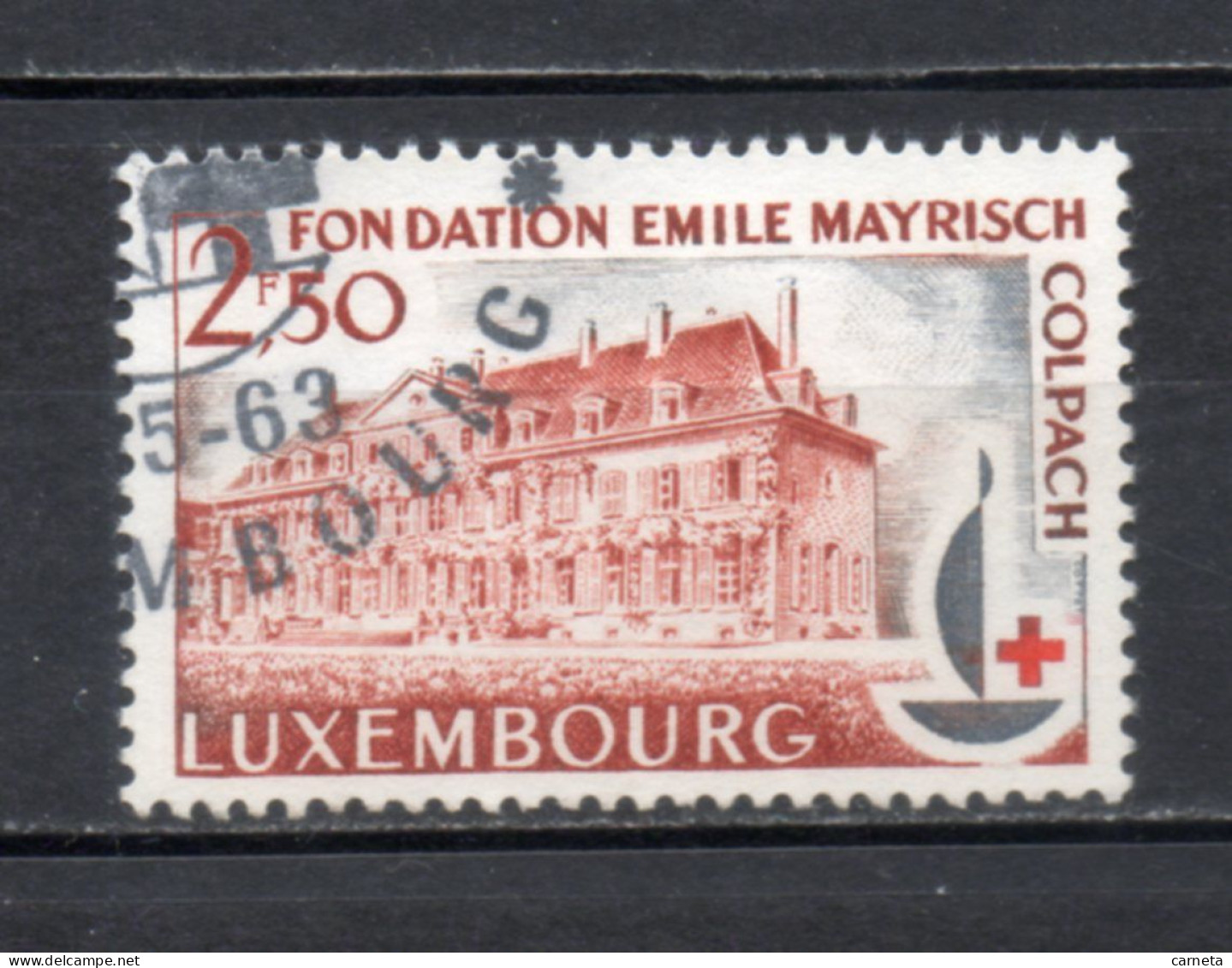 LUXEMBOURG    N° 632    OBLITERE   COTE 0.30€     CROIX ROUGE - Usati