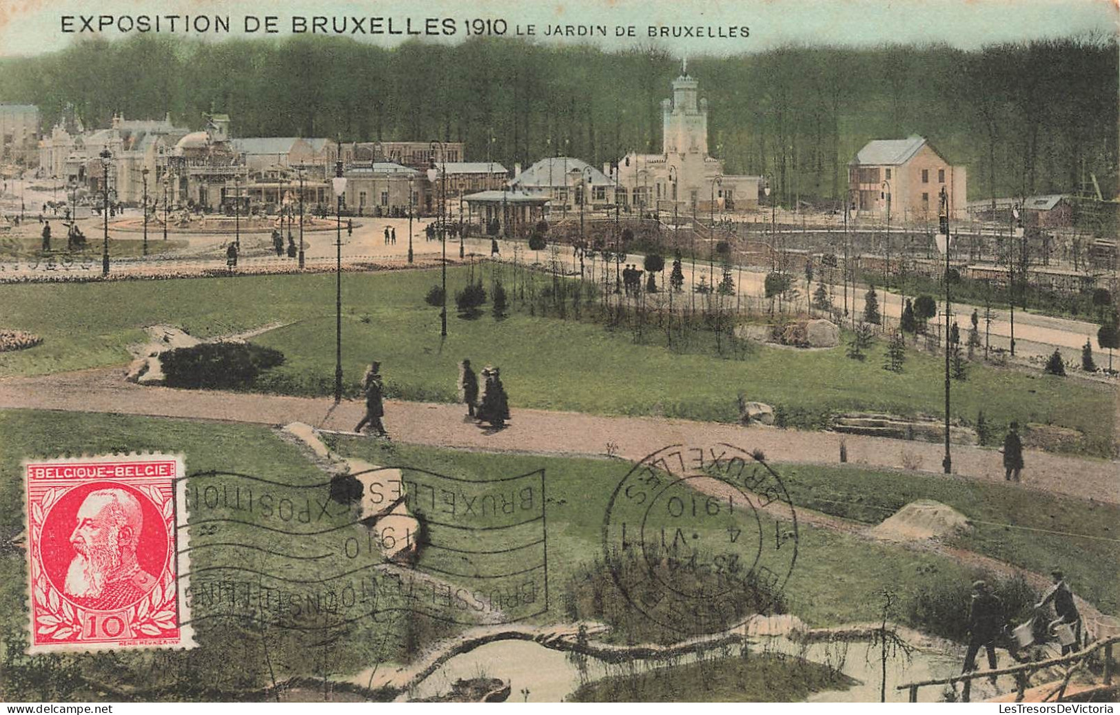 BELGIQUE - Bruxelles - Exposition De Bruxelles 1910 - Le Jardin De Bruxelles - Carte Postale Ancienne - Universal Exhibitions