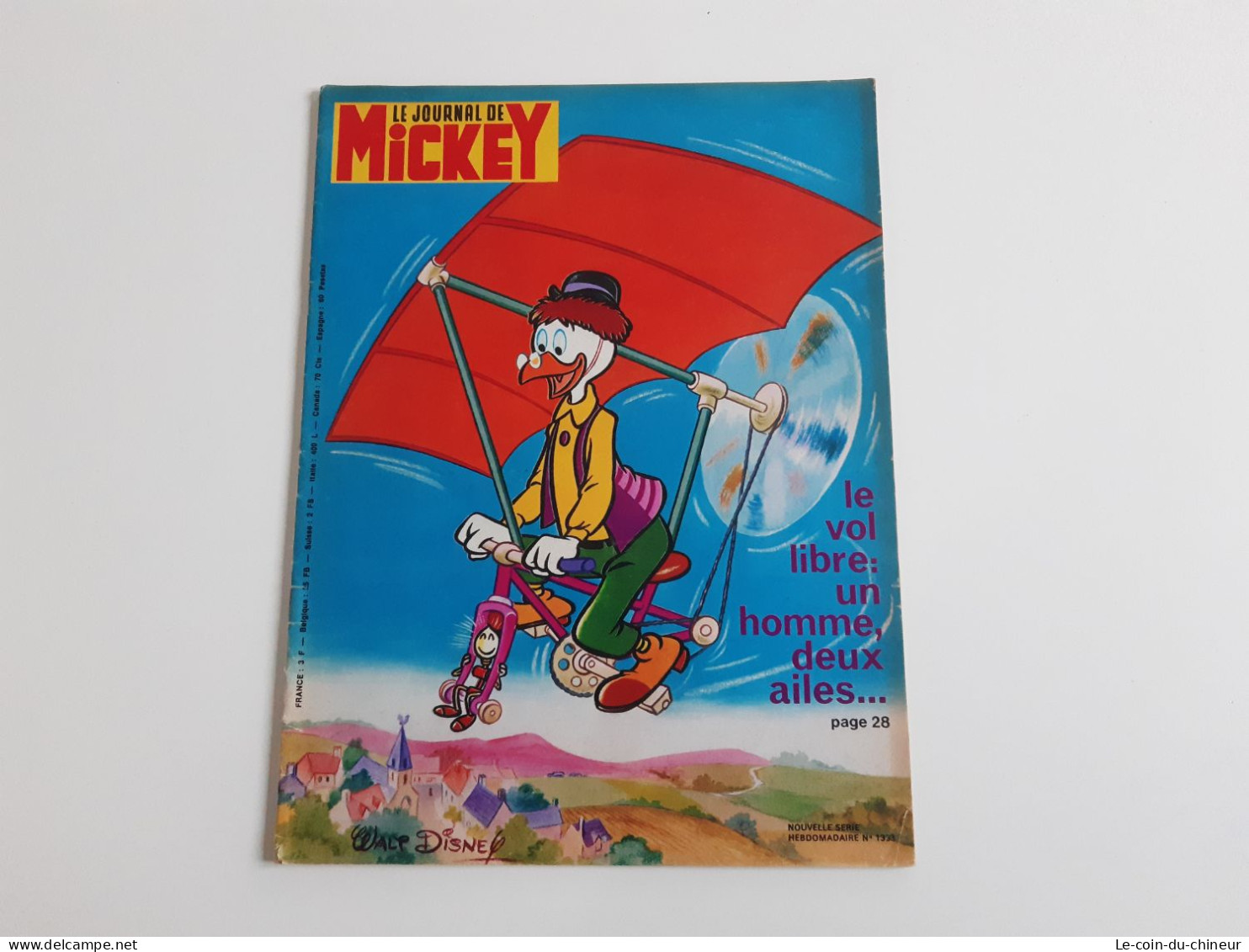 Le Journal De Mickey N°1333 De 1978 - Journal De Mickey