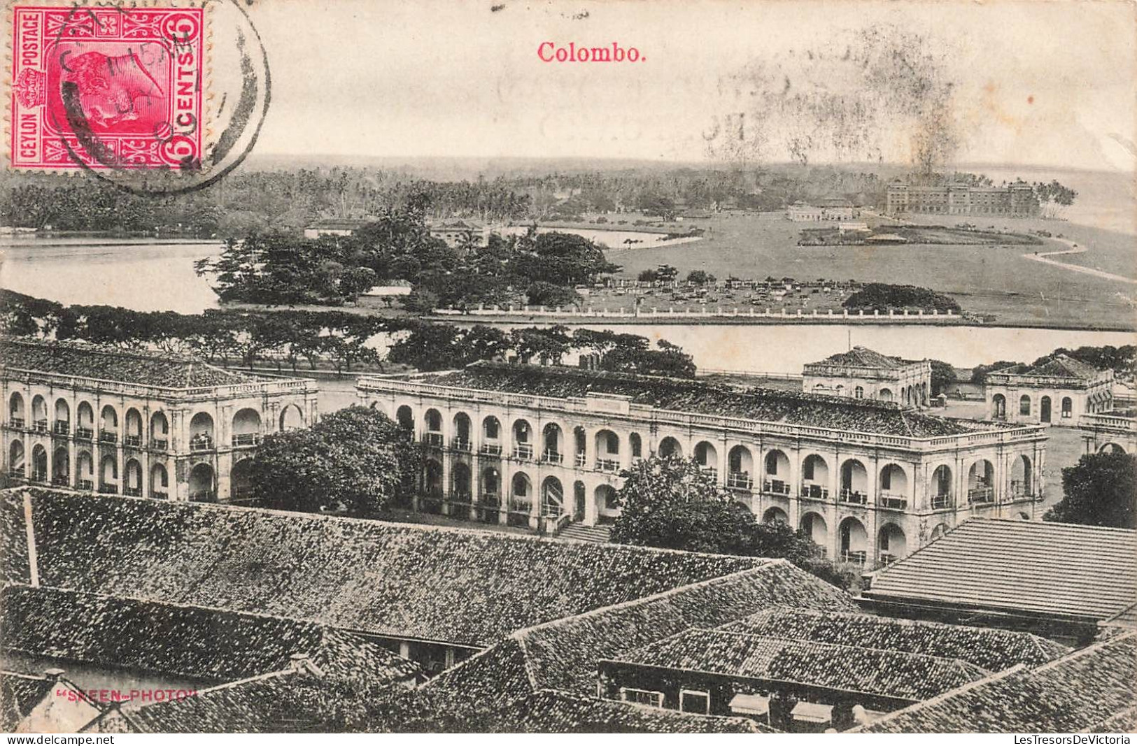 SRI LANKA - Colombo - Vue Sur Le Pont - Carte Postale Ancienne - Sri Lanka (Ceylon)