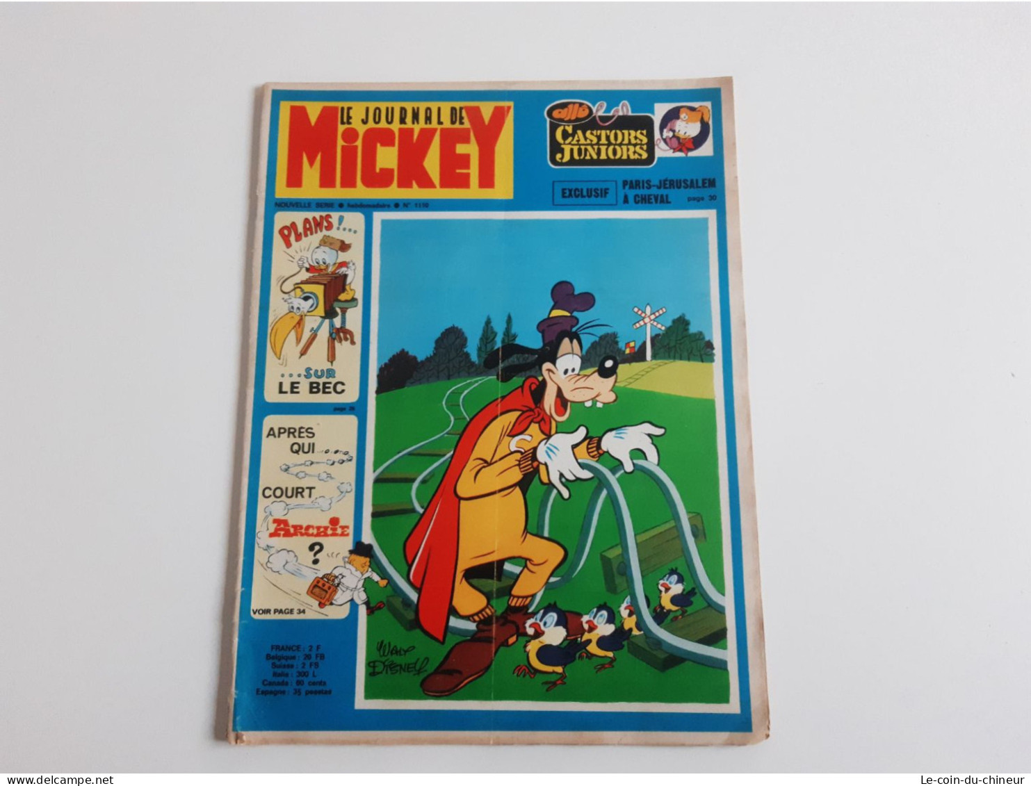 Le Journal De Mickey N°1110 De 1973 - Journal De Mickey