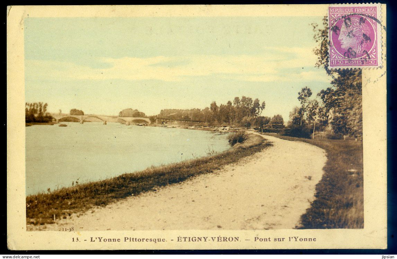 Cpa Du 89 Etigny Véron -- Pont Sur L' Yonne  -- L' Yonne Pittoresque   LANR73 - Veron