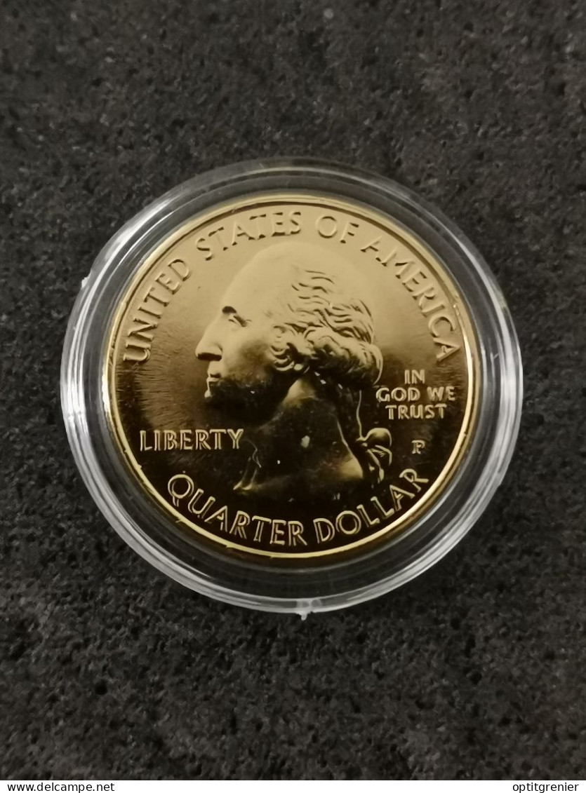 NATIONAL PARKS QUARTER DOLLAR 2012 P PORTO RICO EL YUNQUE / CUPRONICKEL DORURE OR 24 CARATS / USA / + CERTIFICAT - 2010-...: National Parks