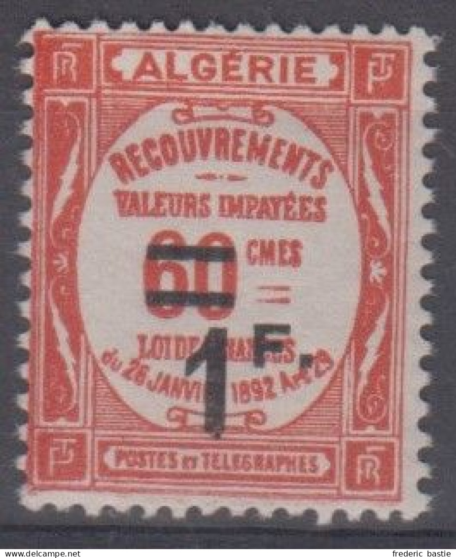 ALGERIE - Taxe  N°  23 * *  - Cote : 45 € - Portomarken