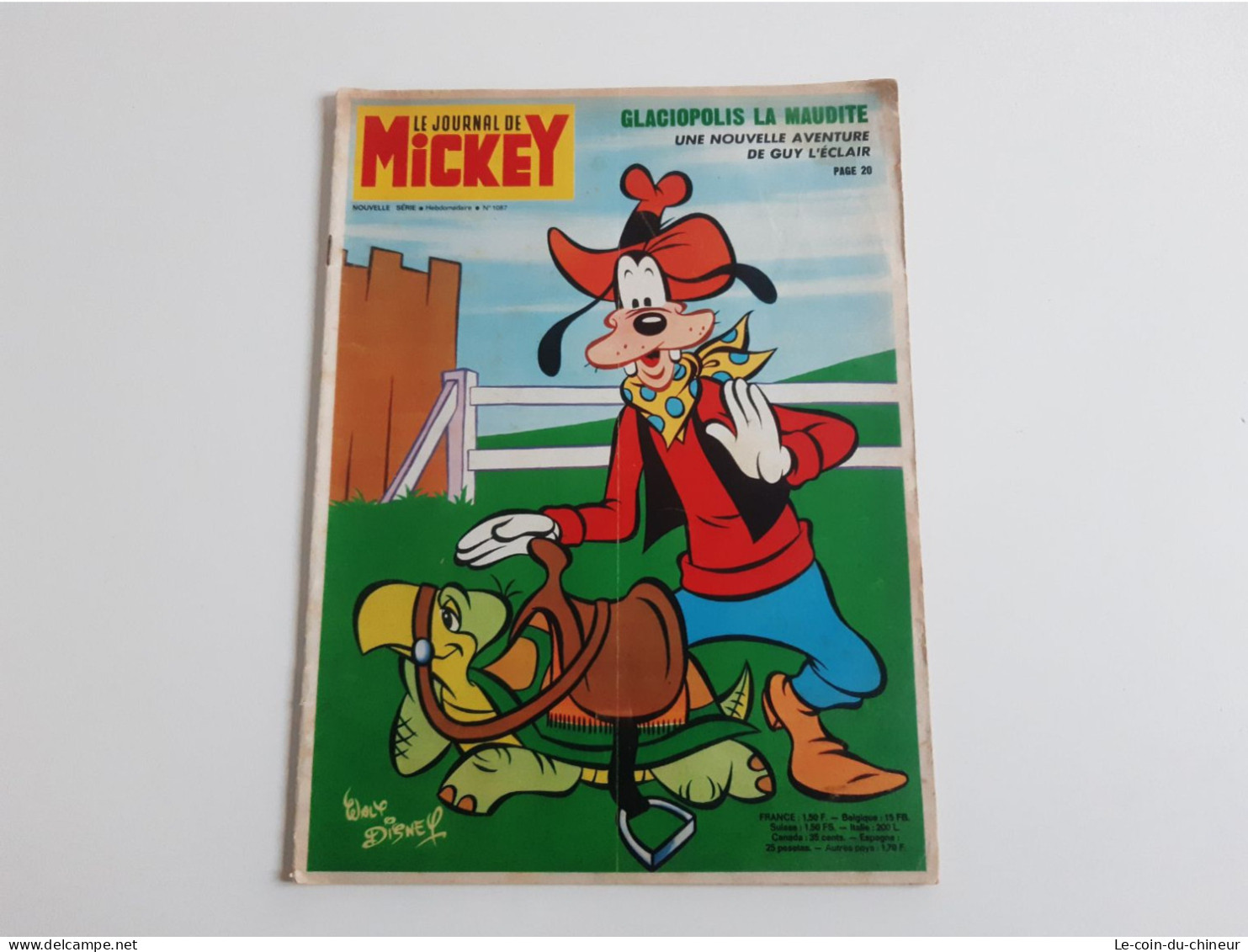 Le Journal De Mickey N°1087 De 1973 - Journal De Mickey