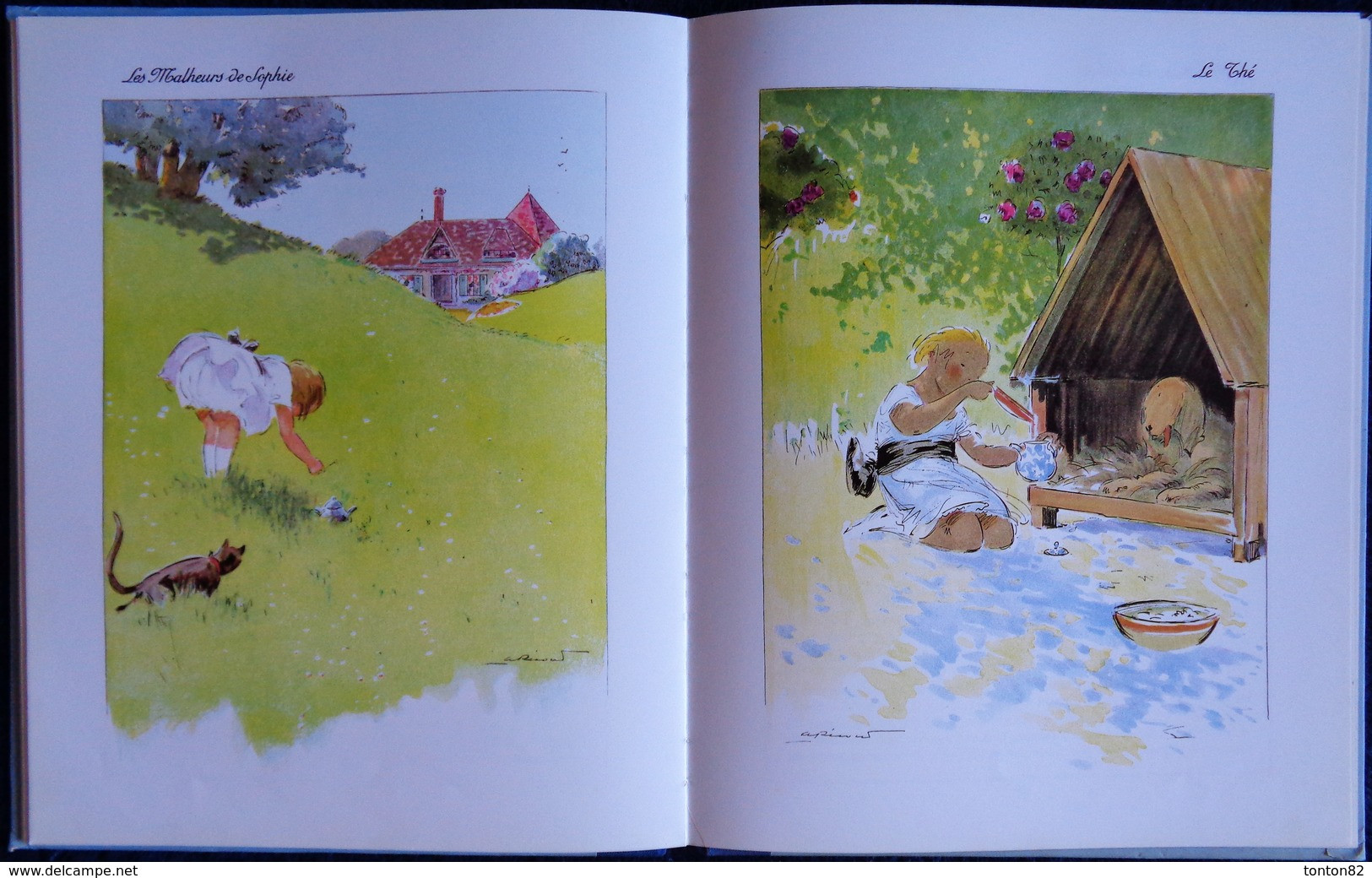 Comtesse de Ségur - Les malheurs de Sophie - Hachette Jeunesse - ( 1991 ) - Illustrations couleurs André Pécoud .