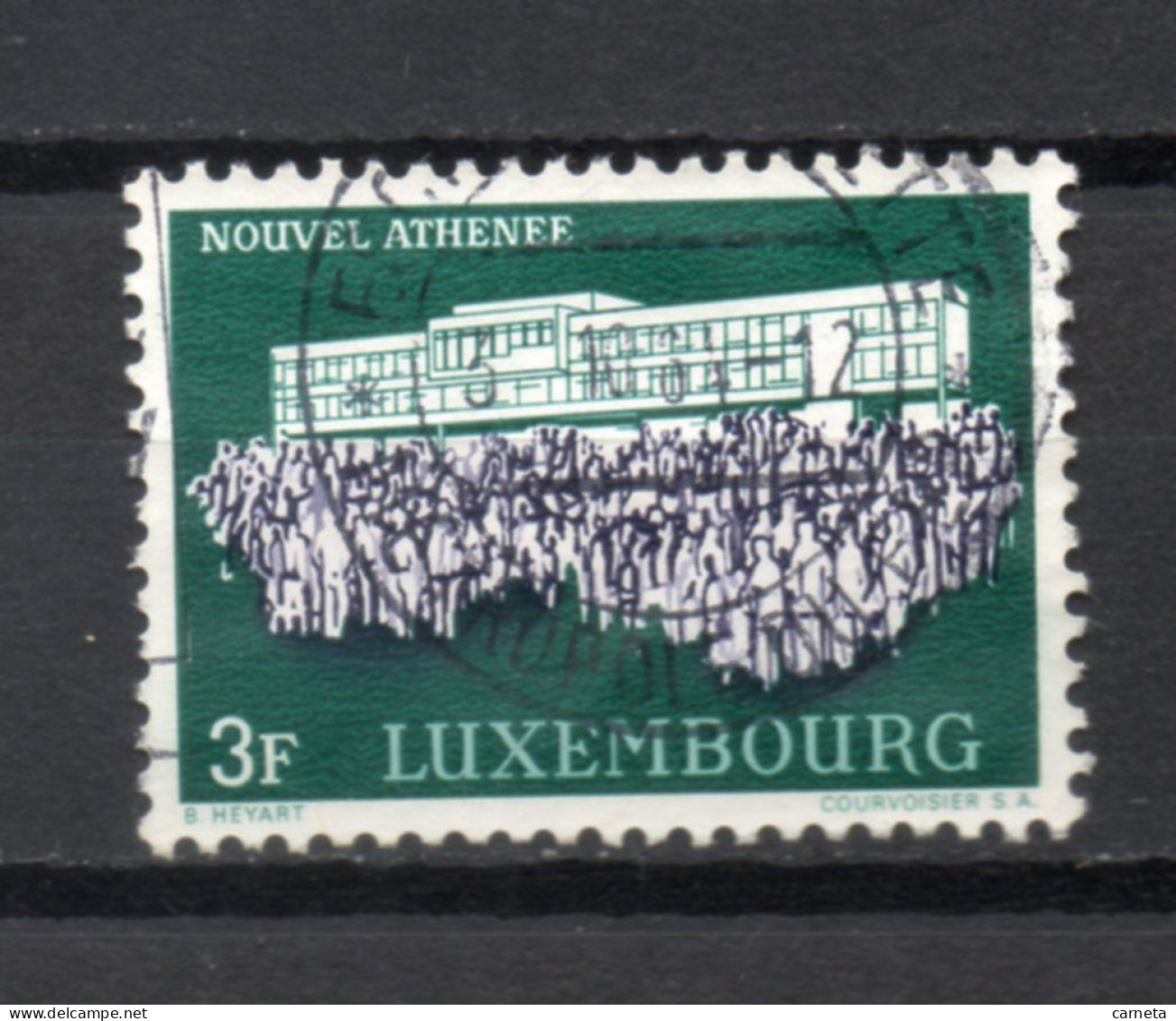 LUXEMBOURG    N° 650     OBLITERE   COTE 0.30€     ATHENEE - Oblitérés