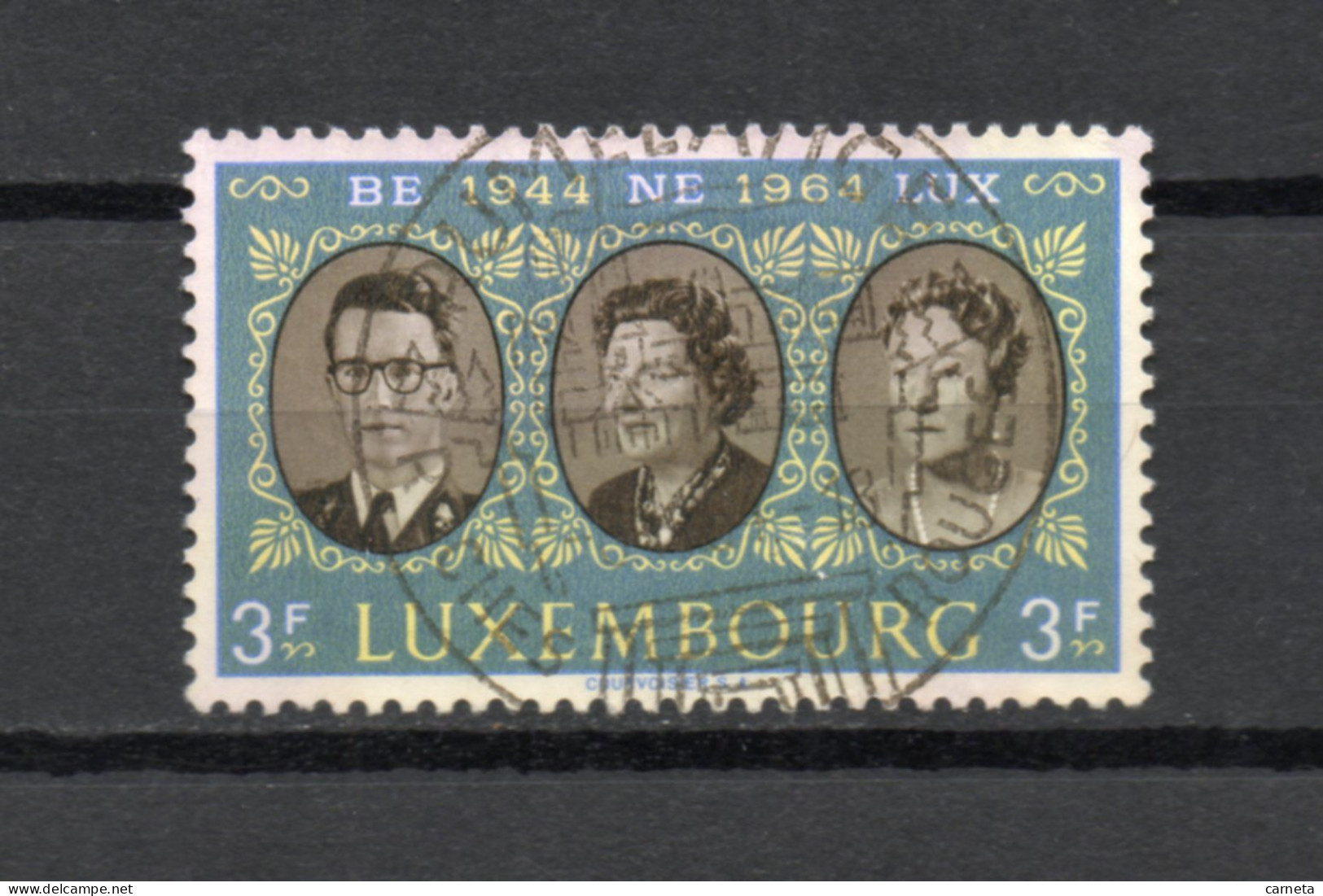 LUXEMBOURG    N° 651     OBLITERE   COTE 0.20€     UNION DOUANIERE - Used Stamps