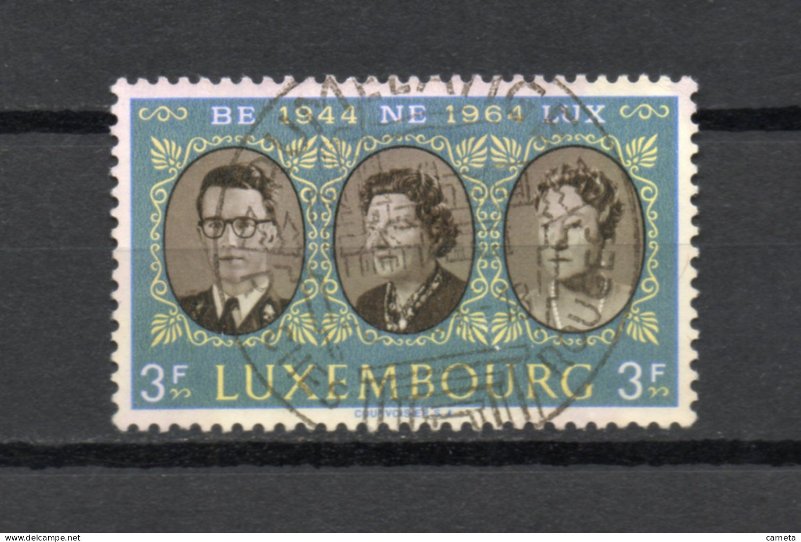 LUXEMBOURG    N° 651     OBLITERE   COTE 0.20€     UNION DOUANIERE - Oblitérés