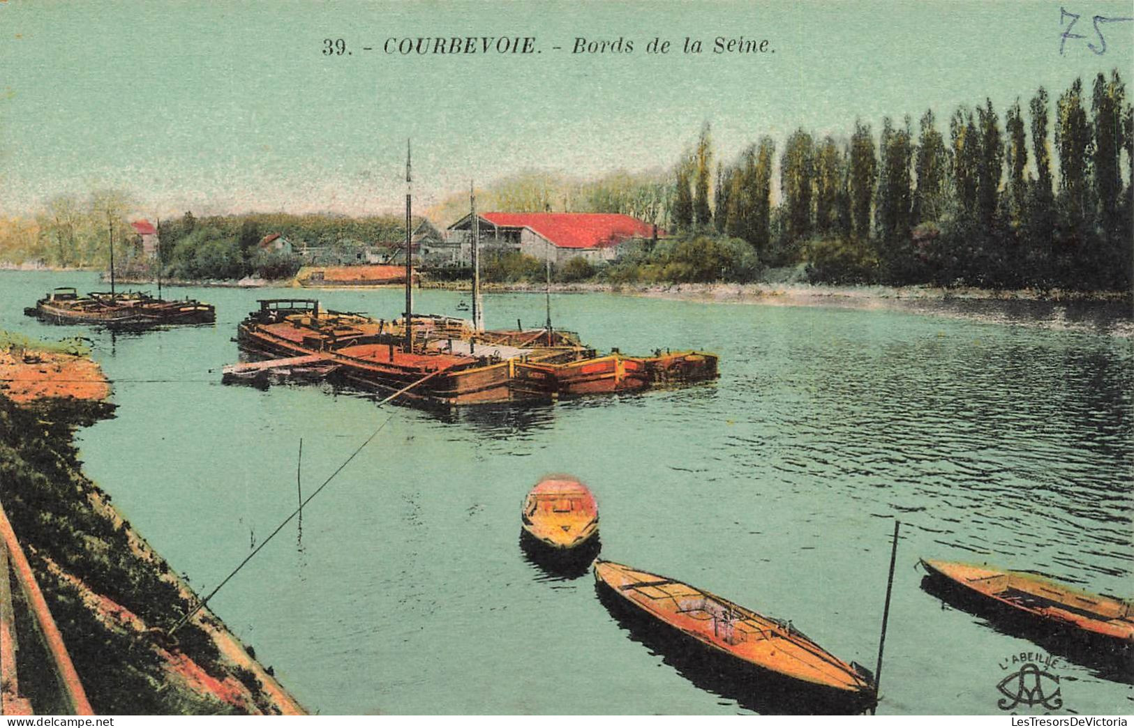 FRANCE - Courbevoie - Bords De La Seine - Carte Postale Ancienne - Courbevoie