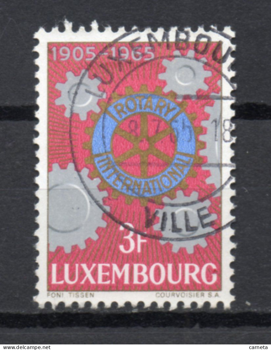 LUXEMBOURG    N° 668     OBLITERE   COTE 0.20€     ROTARY INTERNATIONAL - Usados