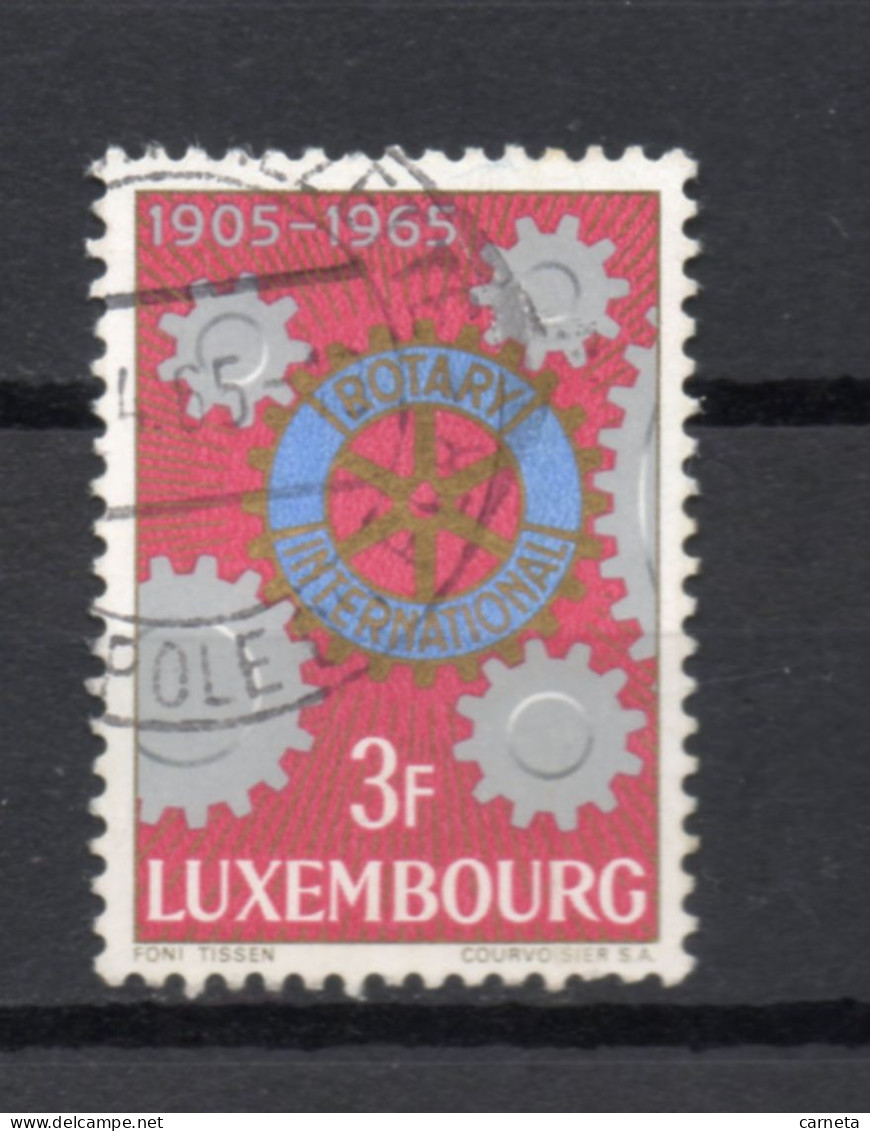 LUXEMBOURG    N° 668     OBLITERE   COTE 0.20€     ROTARY INTERNATIONAL - Oblitérés