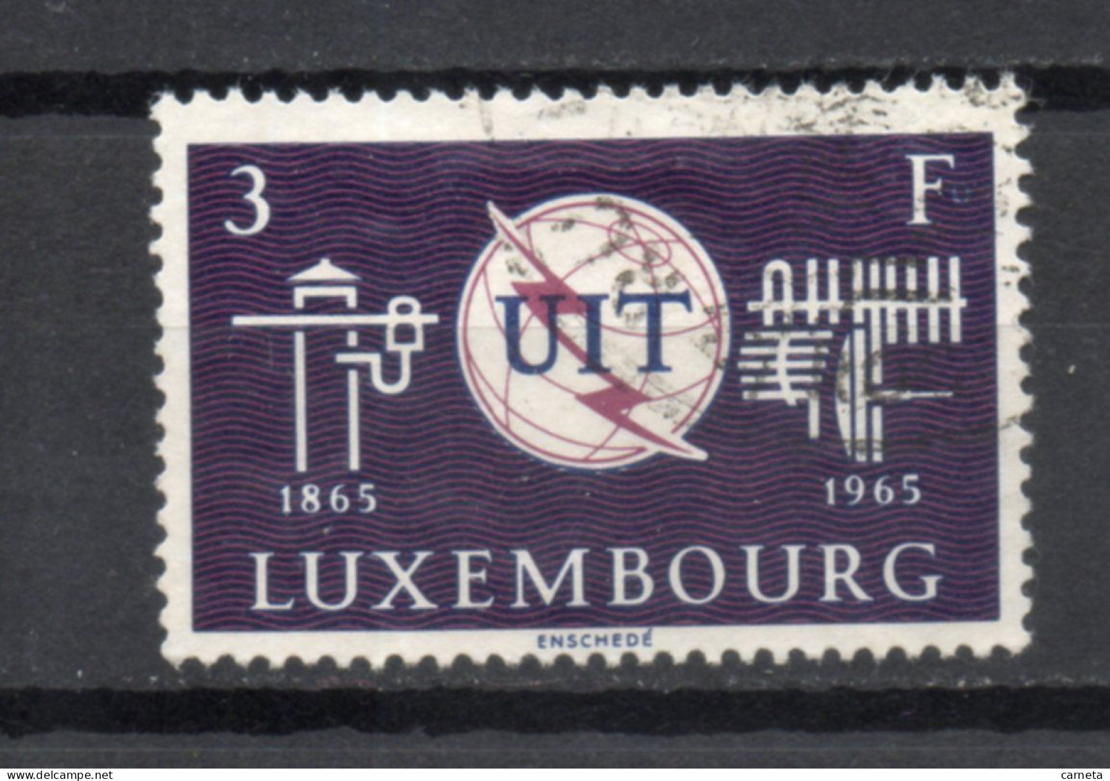 LUXEMBOURG    N° 669     OBLITERE   COTE 0.30€     UIT TELECOMMUNICATIONS - Usados