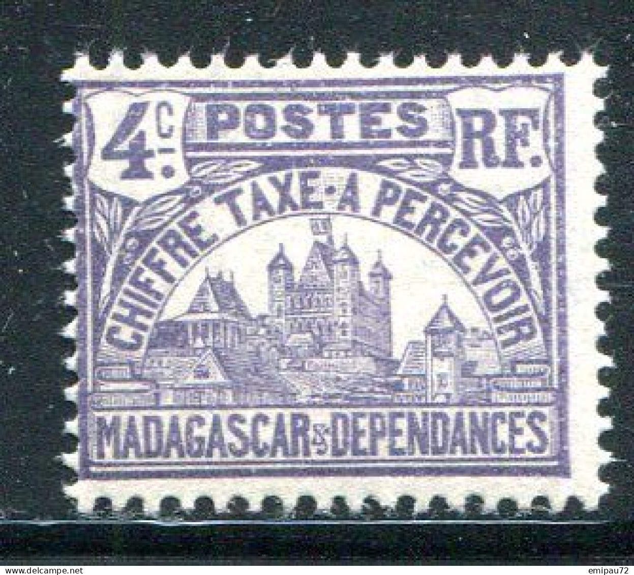 MADAGASCAR- Taxe Y&T N°9- Neuf Sans Charnière ** - Segnatasse