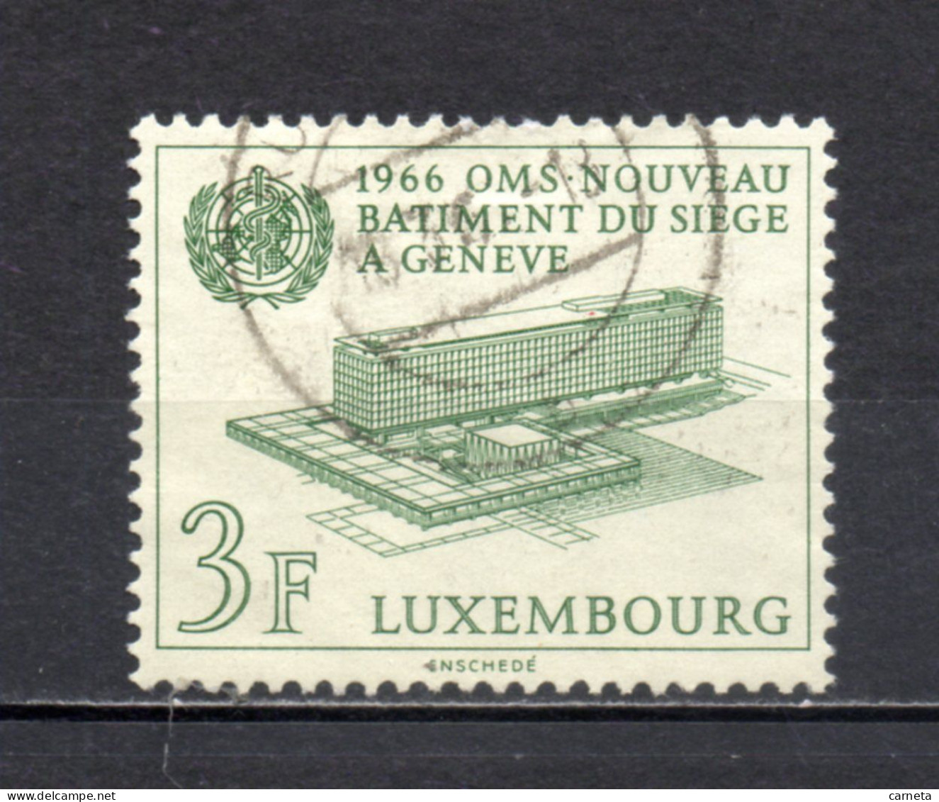 LUXEMBOURG    N° 679     OBLITERE   COTE 0.20€   OMS SANTE - Oblitérés