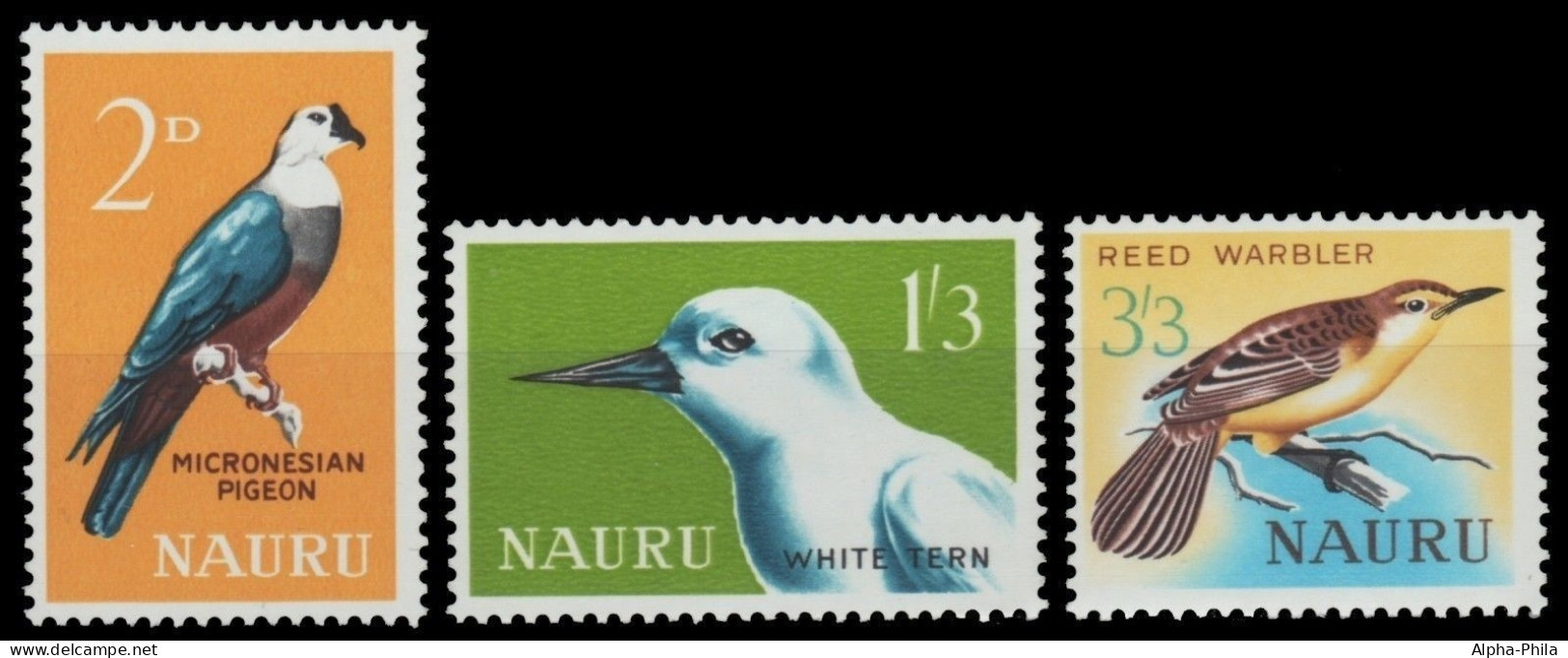 Nauru 1965 - Mi-Nr. 52-54 ** - MNH - Vögel / Birds - Nauru