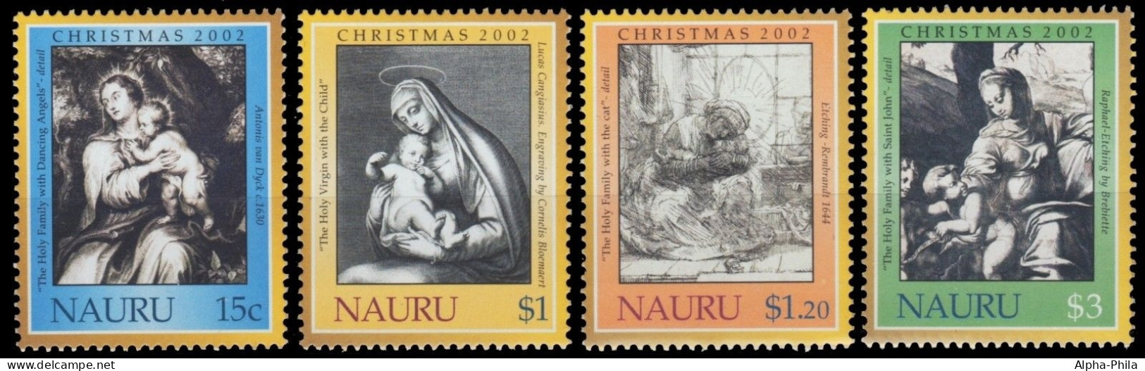 Nauru 2002 - Mi-Nr. 549-552 ** - MNH - Weihnachten / X-mas - Nauru