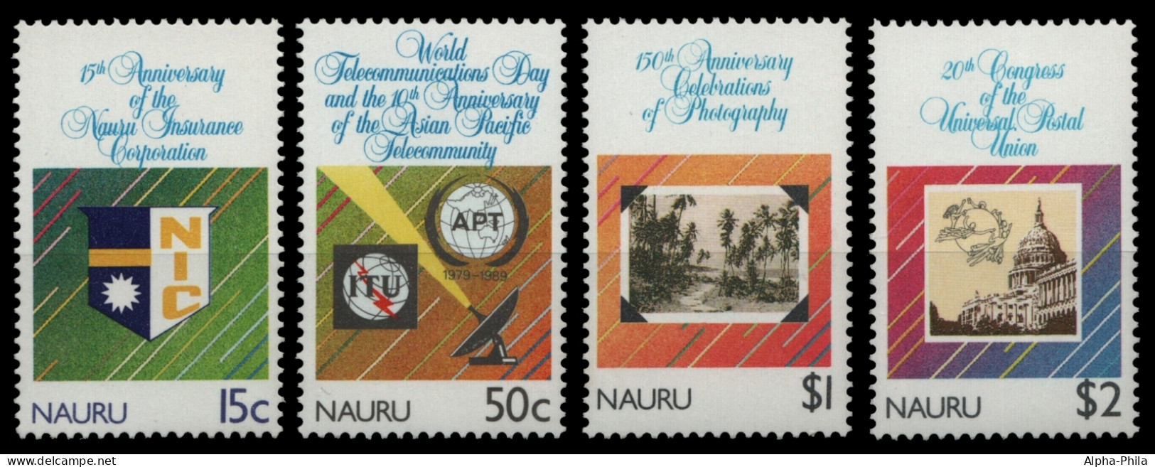 Nauru 1989 - Mi-Nr. 361-364 ** - MNH - Ereignisse - Nauru