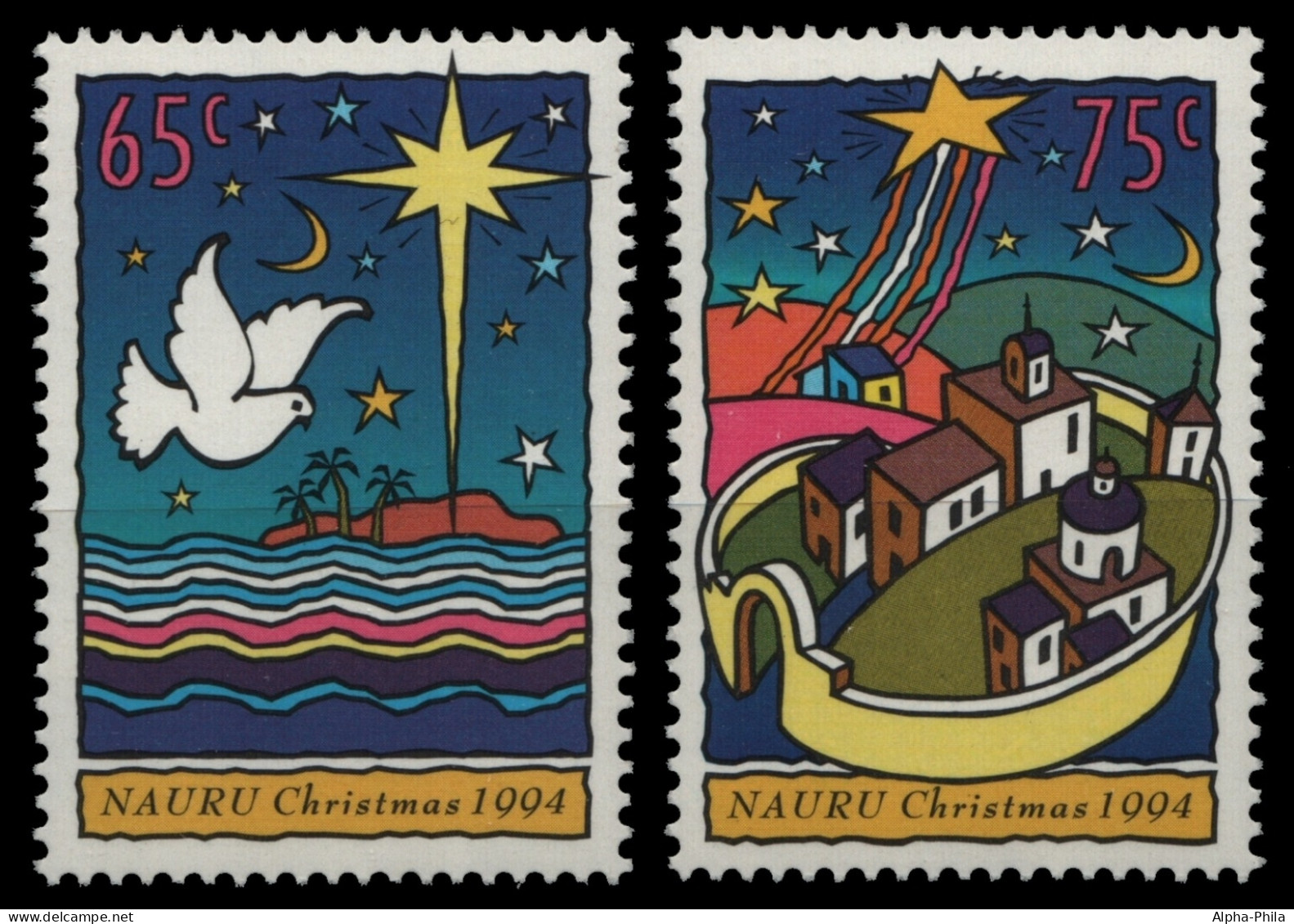 Nauru 1994 - Mi-Nr. 403-404 ** - MNH - Weihnachten / X-mas - Nauru