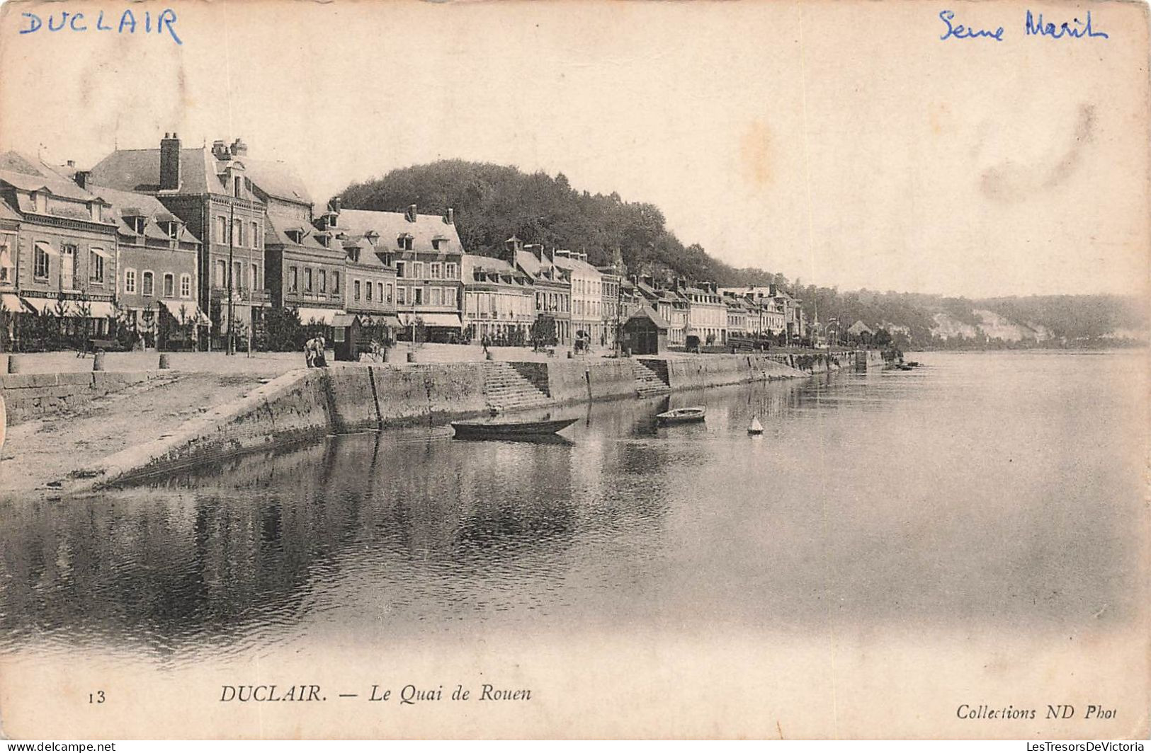 FRANCE - Duclair - Le Quai De Rouen - Carte Postale Ancienne - Duclair