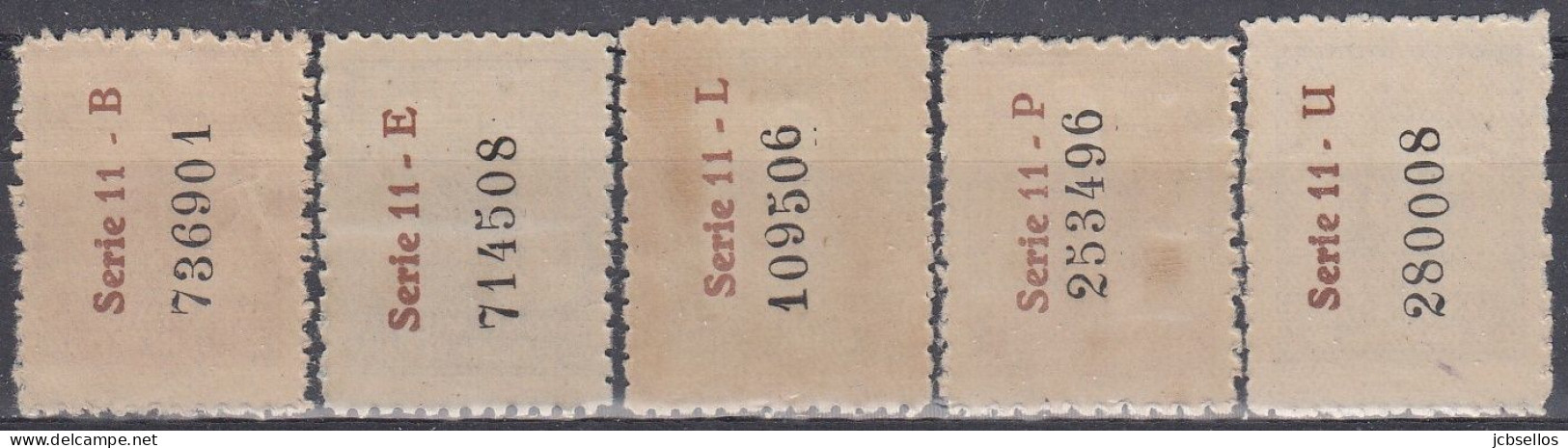 ESPAÑA BARCELONA 1944 Nº 55/59 NUEVO - Barcelona