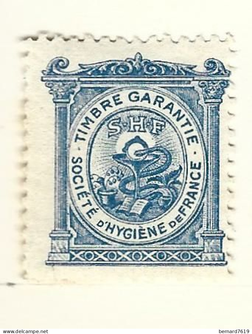 Timbre -  -  - Vignette Pharmaceutique  - Societe D'hygiene De France - Used Stamps
