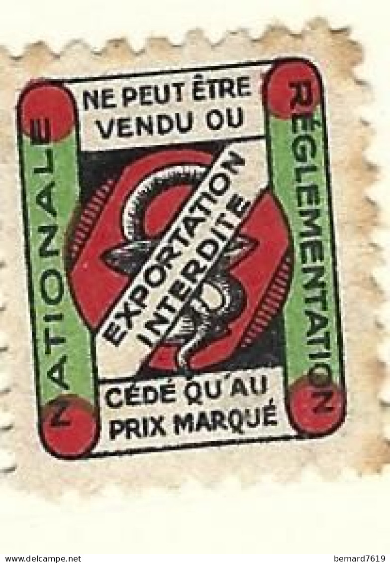 Timbre -  -  - Vignette Pharmaceutique  -nationale Reglementation - Used Stamps