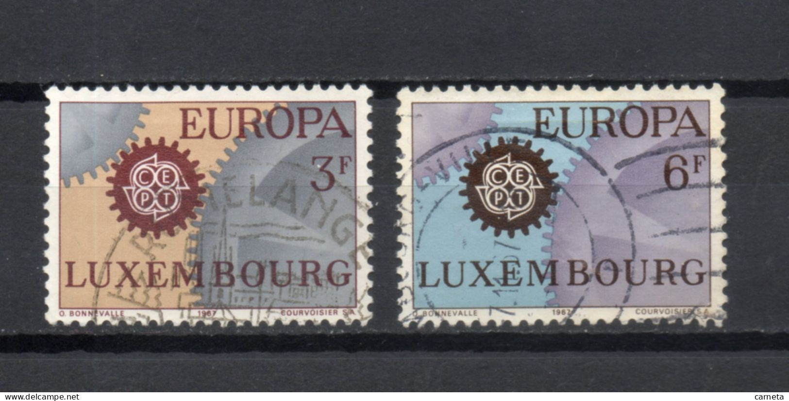 LUXEMBOURG    N° 700 + 701     OBLITERES   COTE 0.75€     EUROPA - Oblitérés