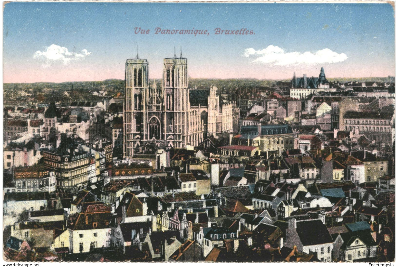 CPA Carte Postale Belgique Bruxelles Vue Panoramique  1915  VM75202 - Panoramische Zichten, Meerdere Zichten