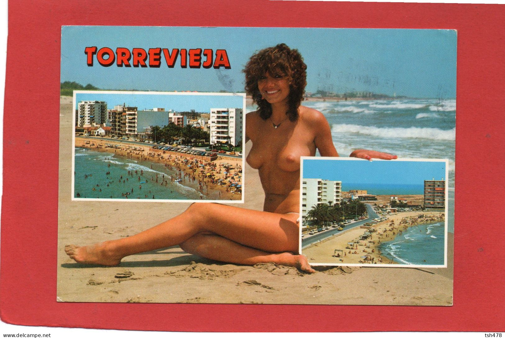 ESPAGNE---TORREVIEJA---Playa De Los Locos---( Nu Féminin )--voir 2 Scans - Alicante