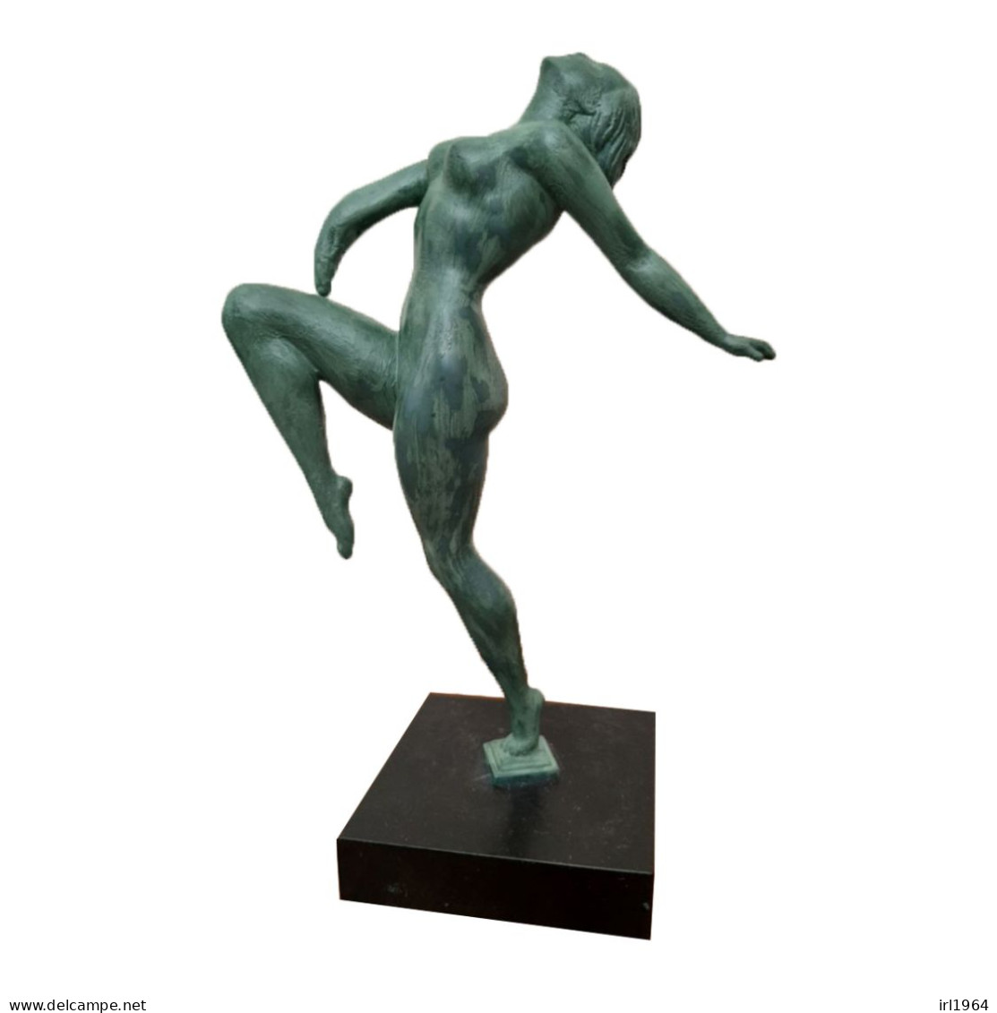 Sculpture - Danseuse à Tête En Arrière - Marcel André Bouraine - Art Nouveau/Art Déco - Jugendstil / Art Déco