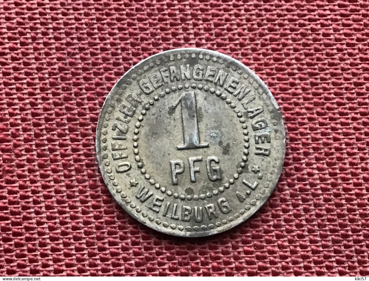 ALLEMAGNE Jeton Weilburg 1 Pfennig Offiziersgefangenenlager TTB-SUP - Noodgeld