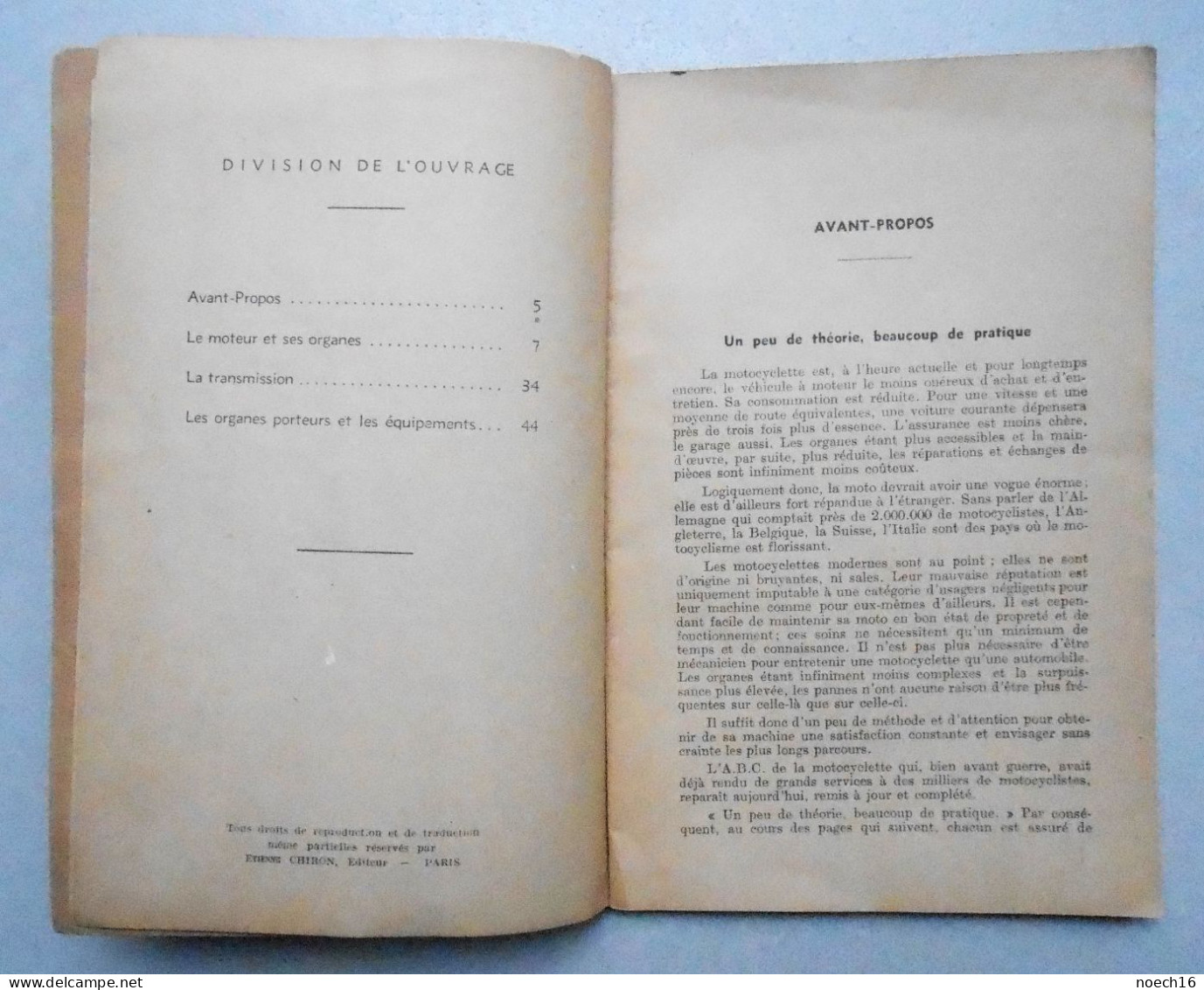 1947 Nouvel ABC De La Motocyclette, Max End. Editions Etienne Chiron Paris - Motorrad