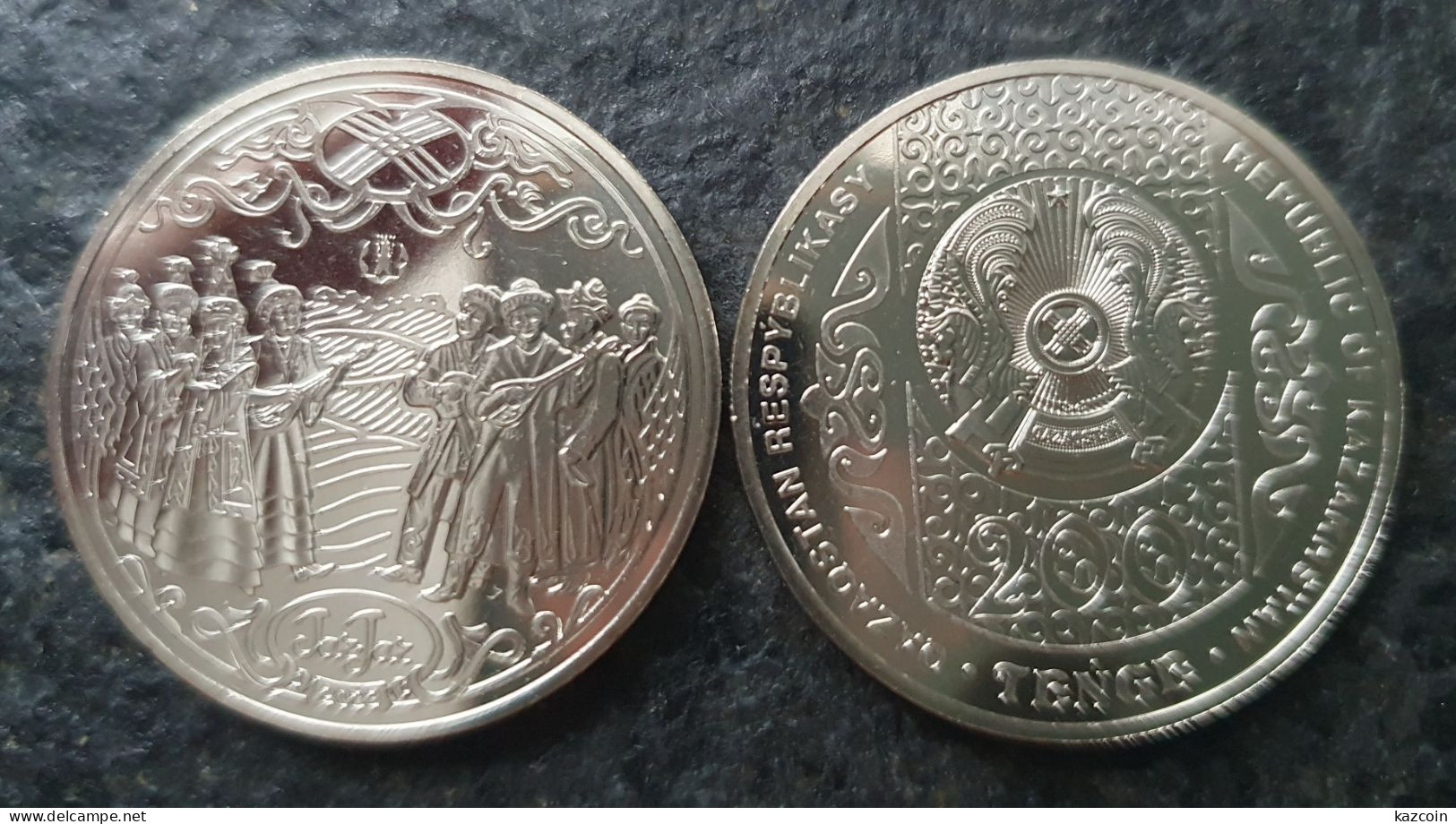 2023 Kazakhstan Kasachstan - Jar Jar - National Rites (traditions) Set - Wedding Song (nickel Silver From Rolls)) - Kazakhstan