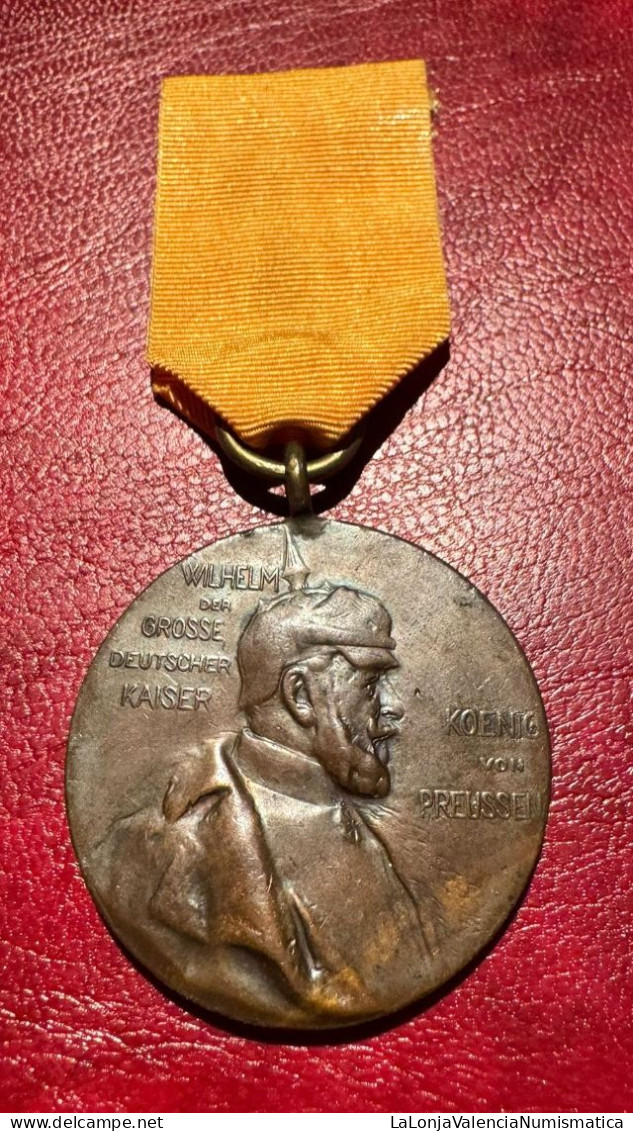 Alemania Medalla Guillermo I Guerra Franco-prusiana - Autres & Non Classés