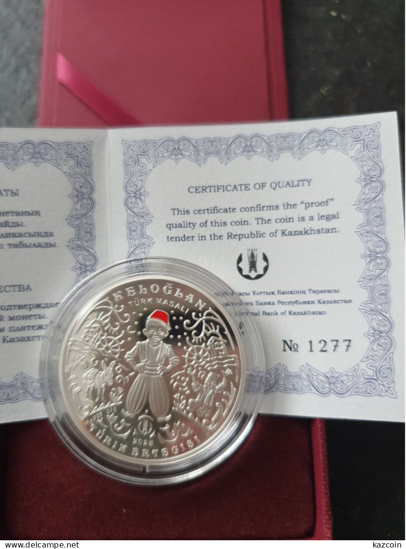 2023 Kazakhstan Kasachstan - Keloglan - Fairy Tales Set - Turkish Fairy Tale (Türk Masalı) - SILVER PROOF - Kazakhstan