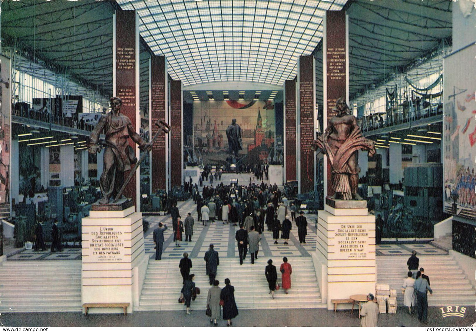 BELGIQUE - Bruxelles - Exposition Universelle - Pavillon De L'URSS - Le Grand Hall - Carte Postale - Expositions Universelles
