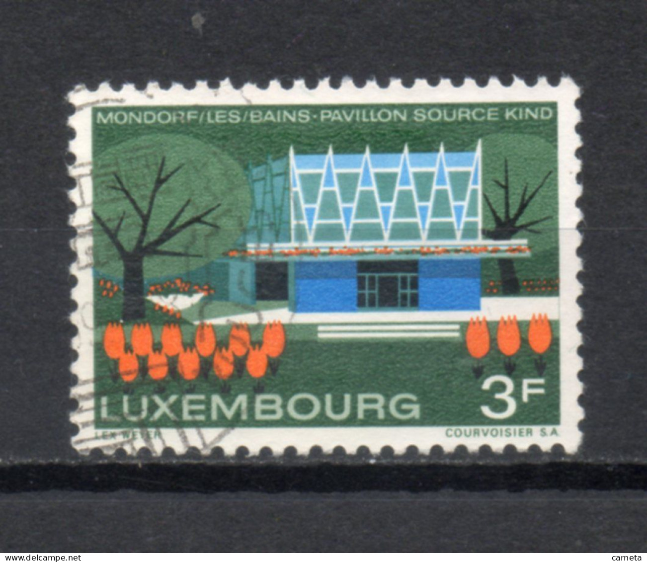 LUXEMBOURG    N° 723     OBLITERE   COTE 0.30€    VILLE MAISON - Used Stamps