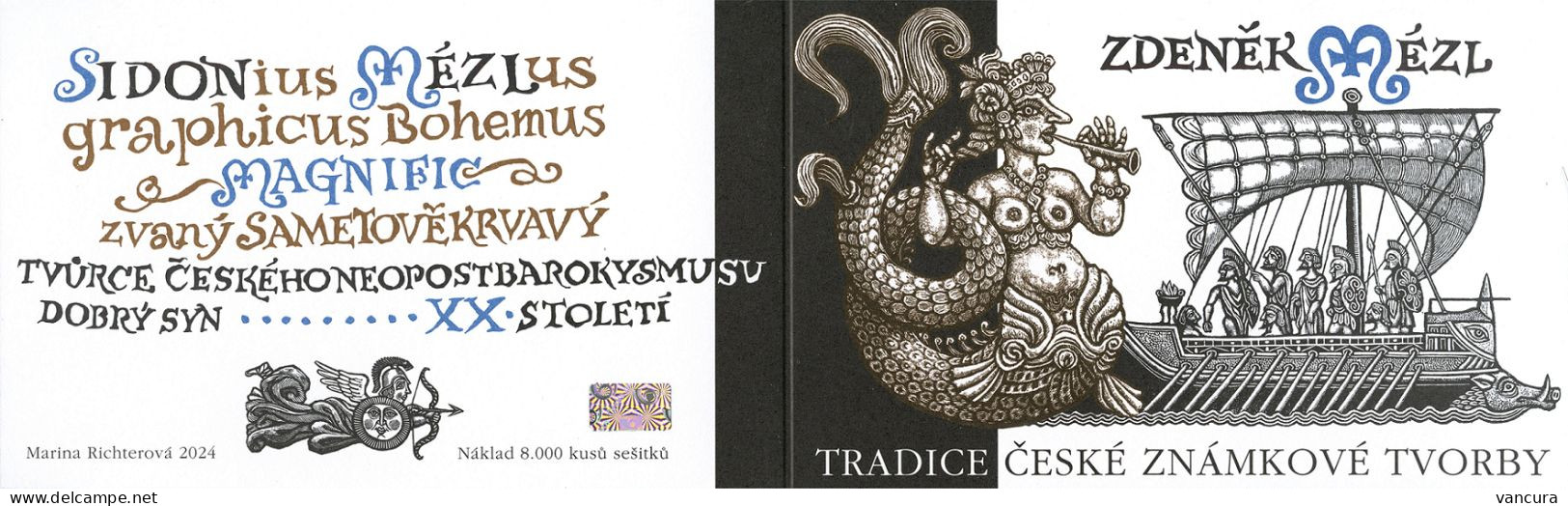 Booklet 1239 Czech Republic Traditions Of The Stamp Design - Zdenek Mezl - Mythologie