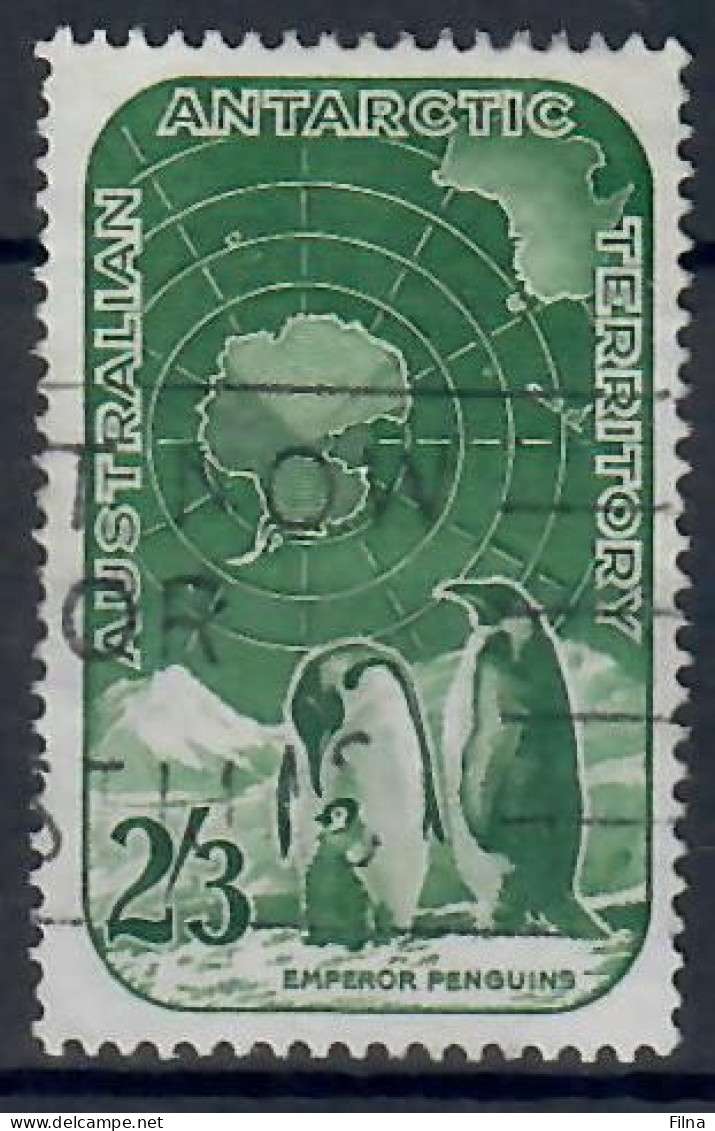 AUSTRALIAN ANTARTIC TERRITORY 1959 FAUNA PINGUINI 1 VALORE USATO - Used Stamps